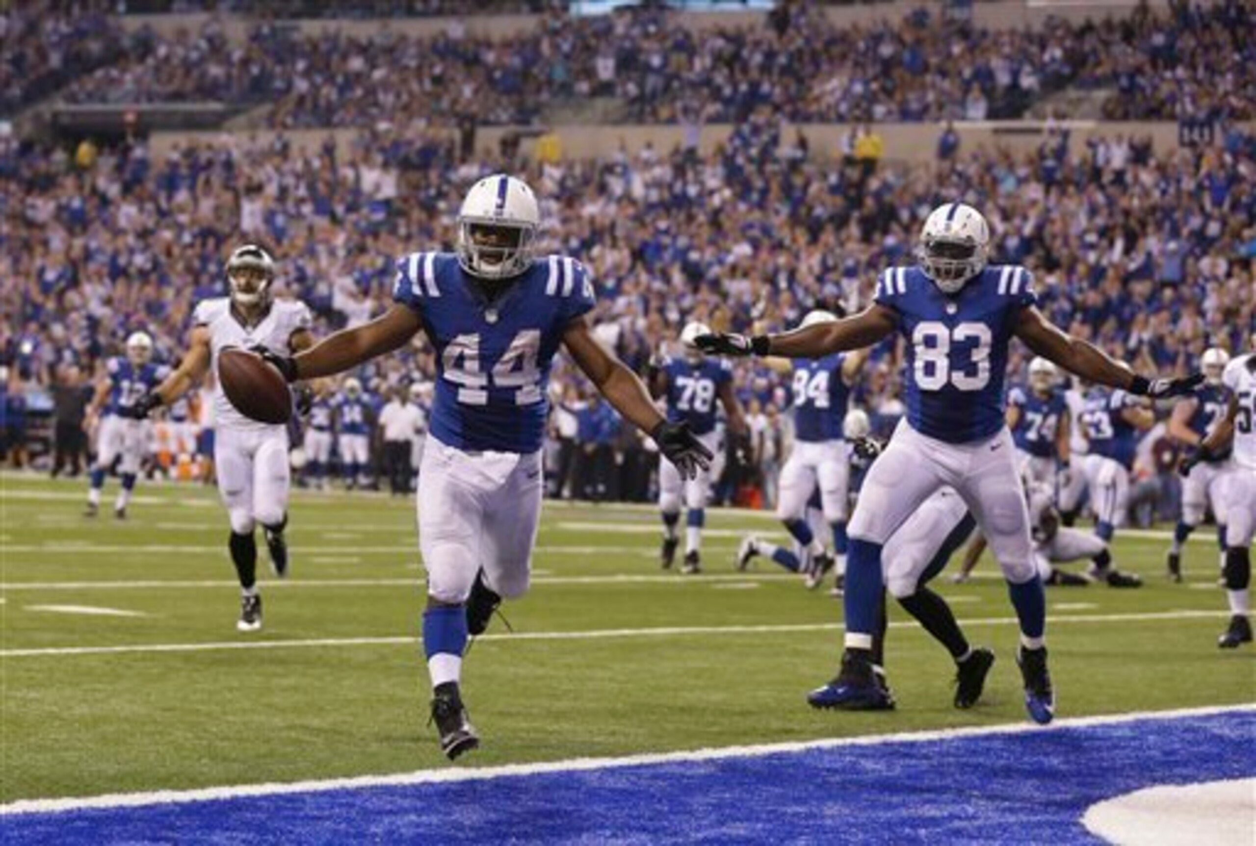 Ahmad Bradshaw is the Colts running back with the most upside.