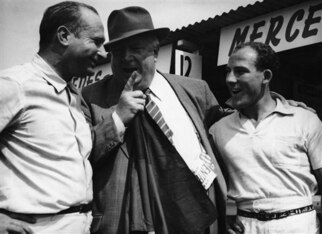 Mercedes scored a one-two-three-four finish at the 1955 British Grand Prix...