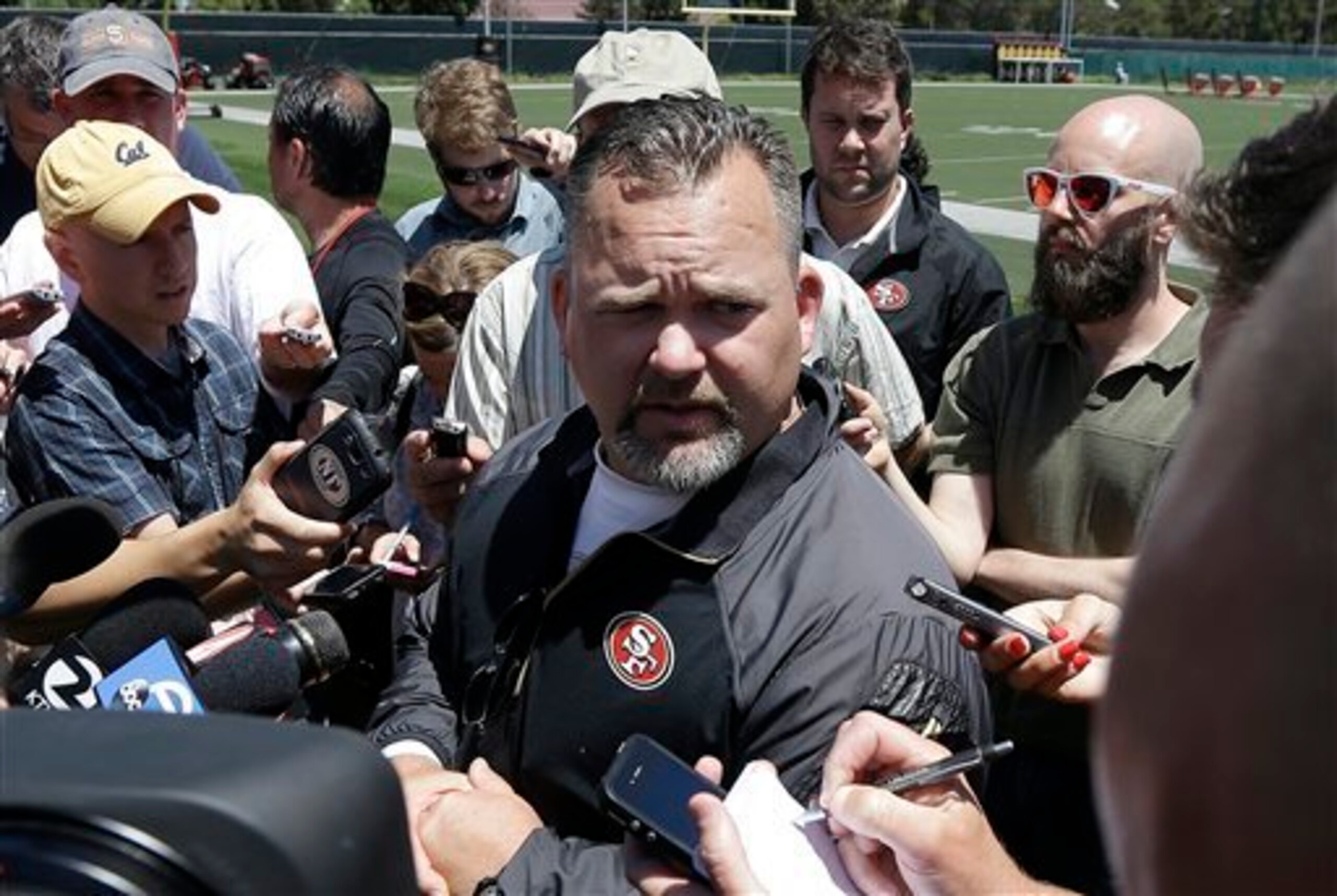 49ers offensive coordinator Greg Roman