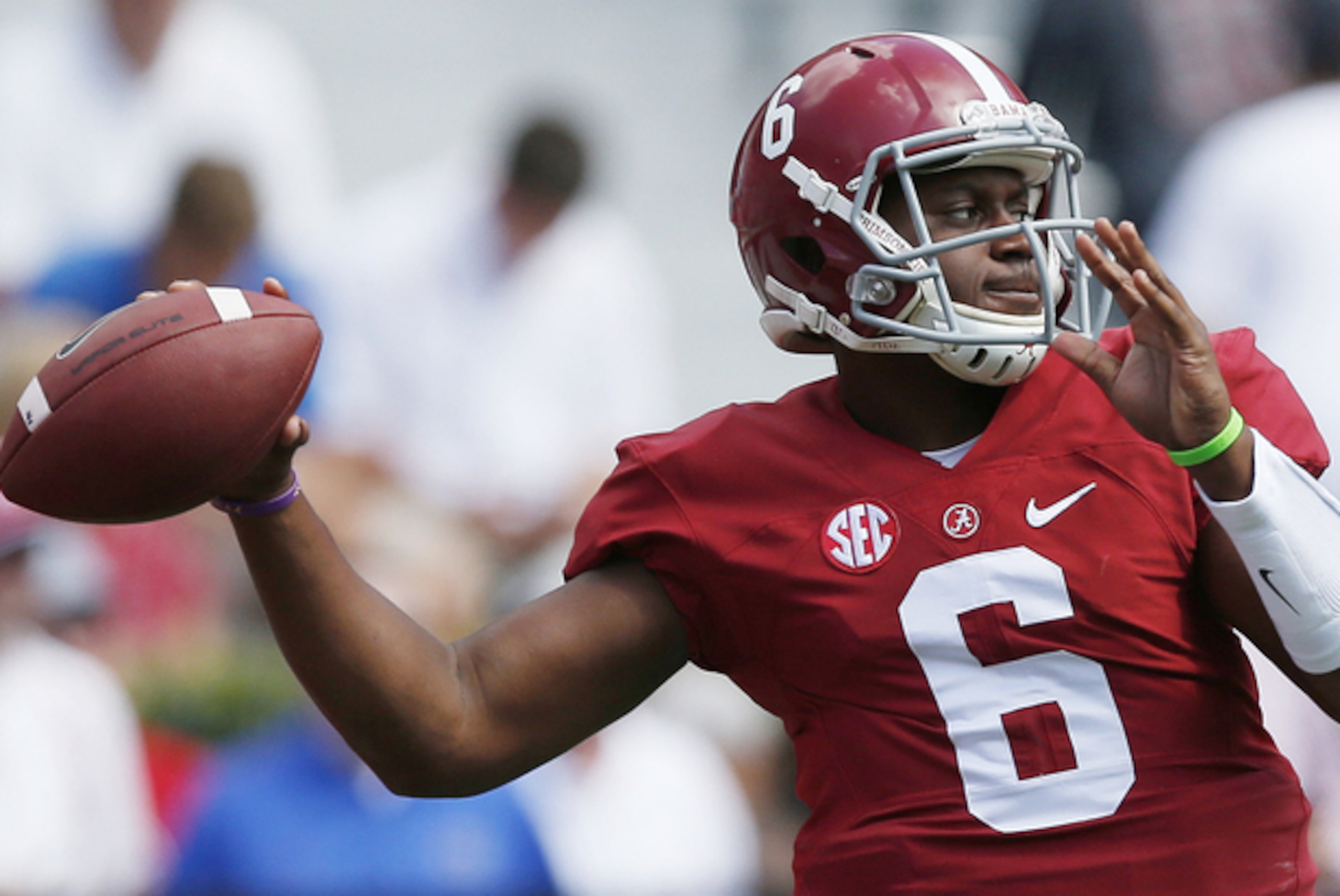 Alabama QB Blake Sims.