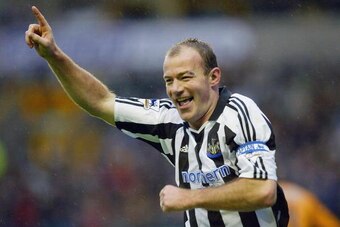 Alan Shearer: King of the boring goal celebrations, but not a bad striker