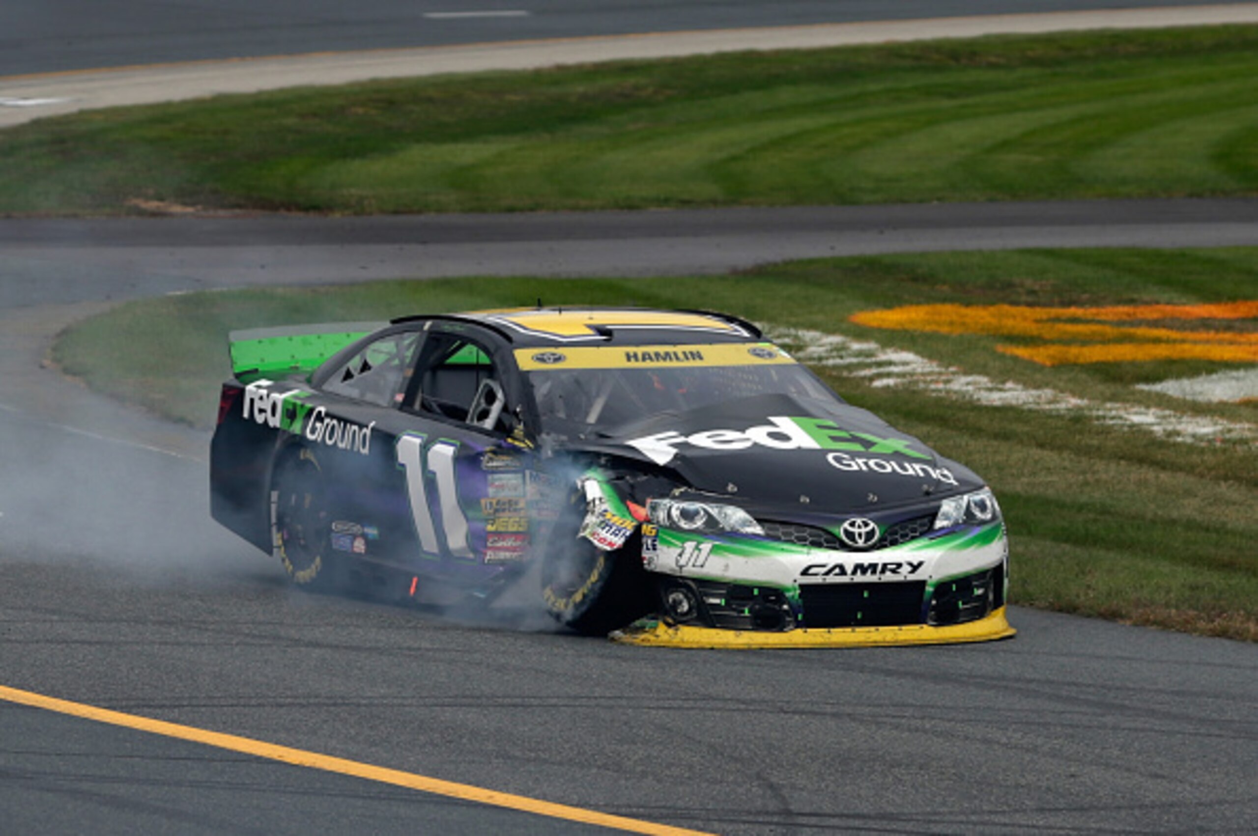 Denny Hamlin and his No. 11 Toyota team are among those in serious Chase trouble.