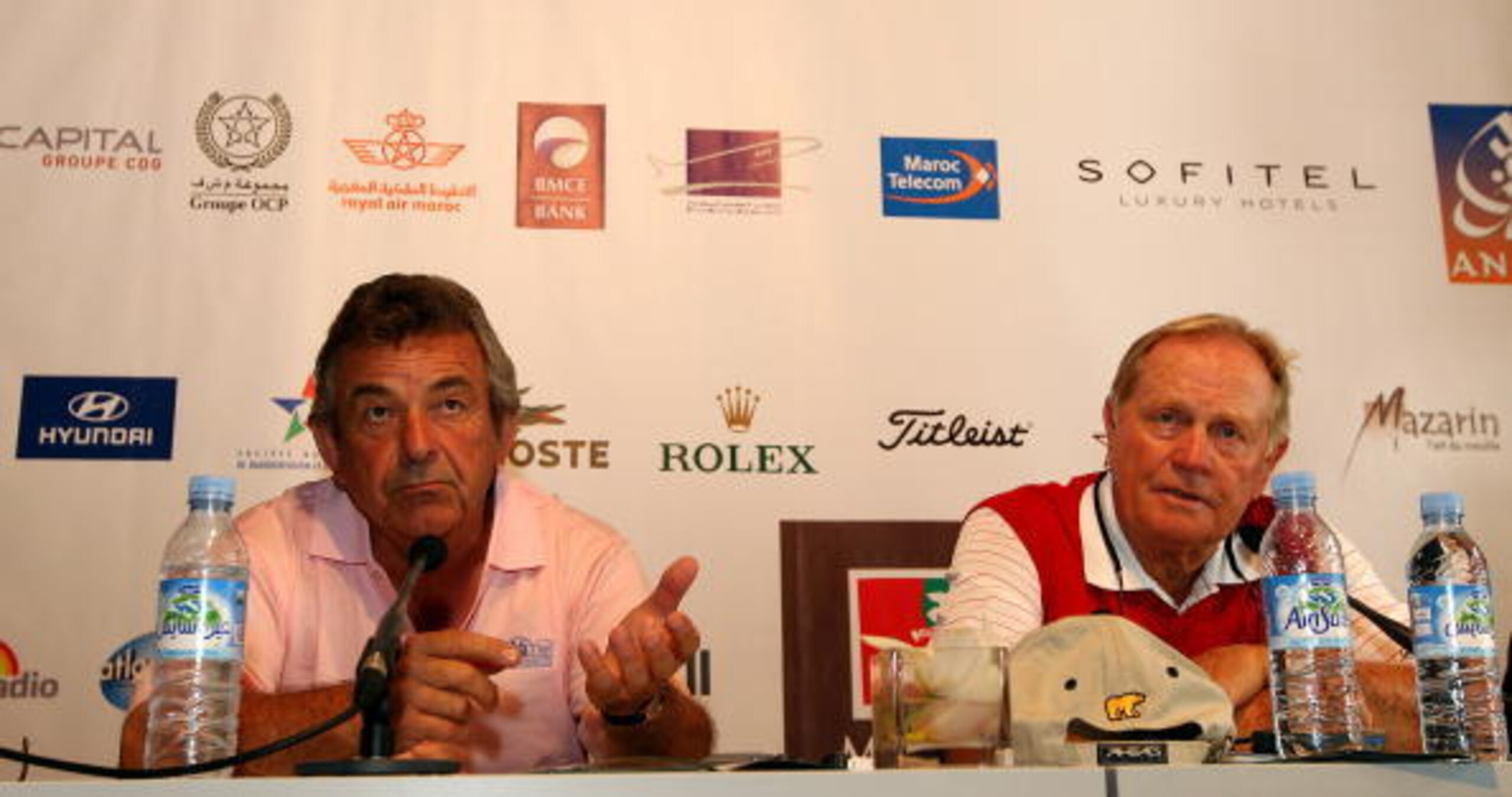 Tony Jacklin and Jack Nicklaus years after the famous Ryder Cup concession