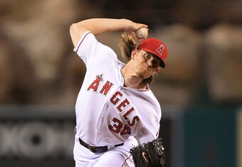 Los Angeles Angels Starting Pitcher Jered Weaver