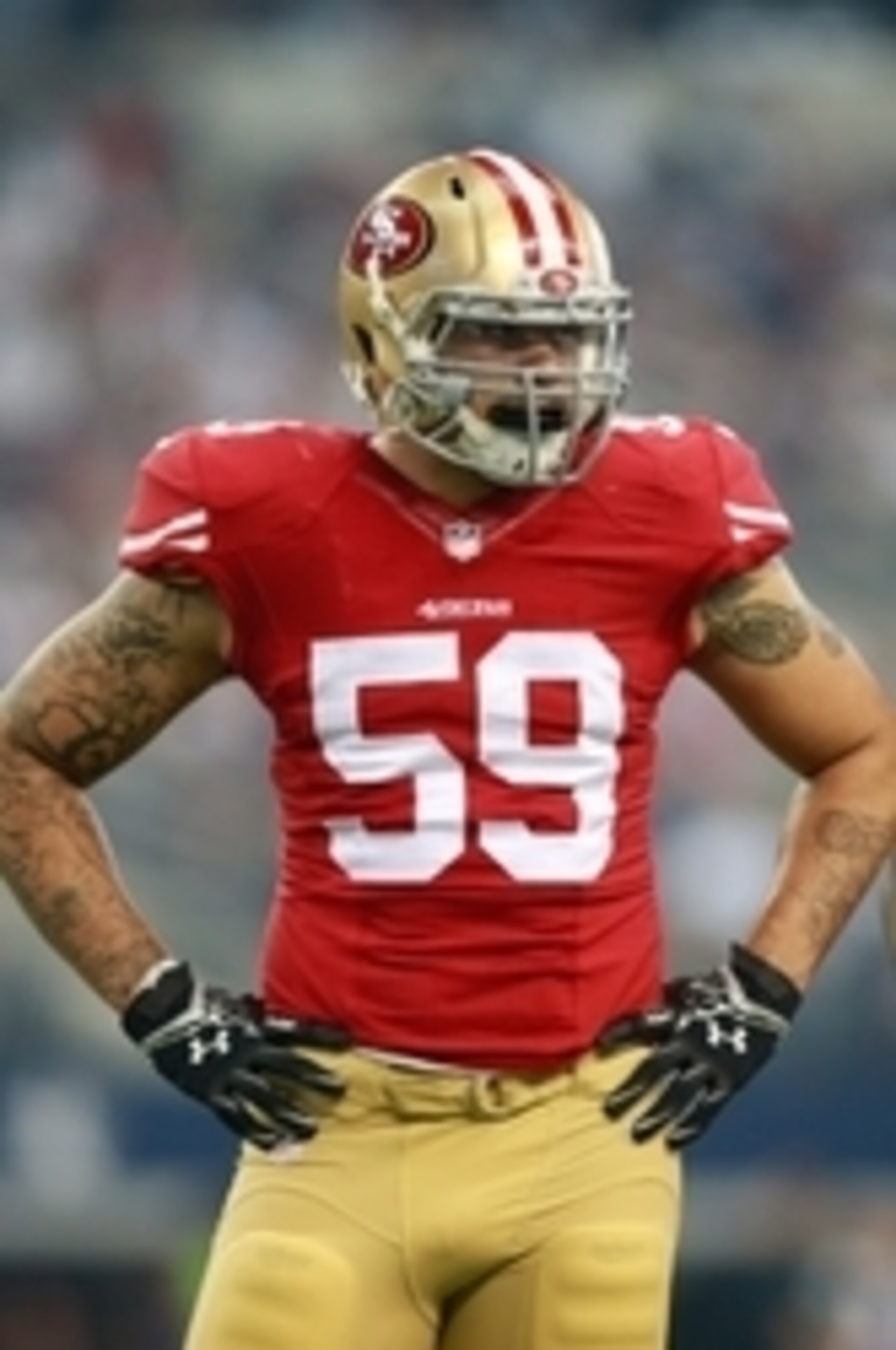 Aaron Lynch has the ability to rush the passer.