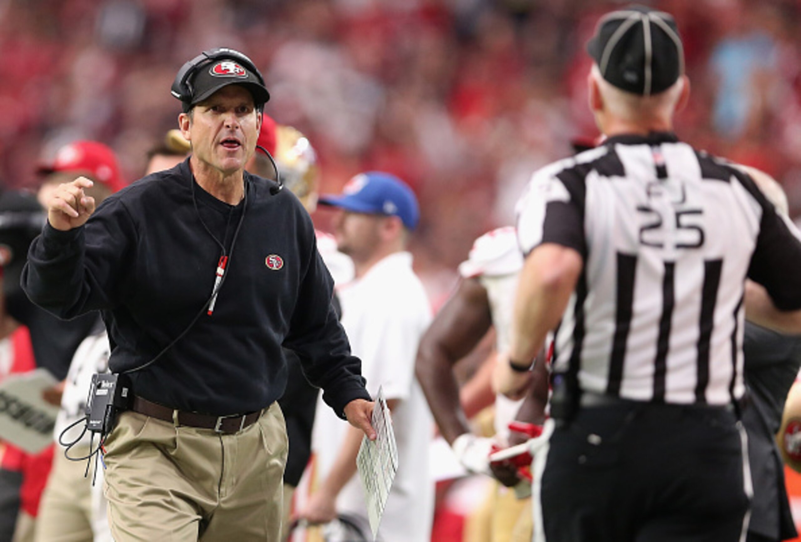 Has Jim Harbaugh lost control of the 49ers?