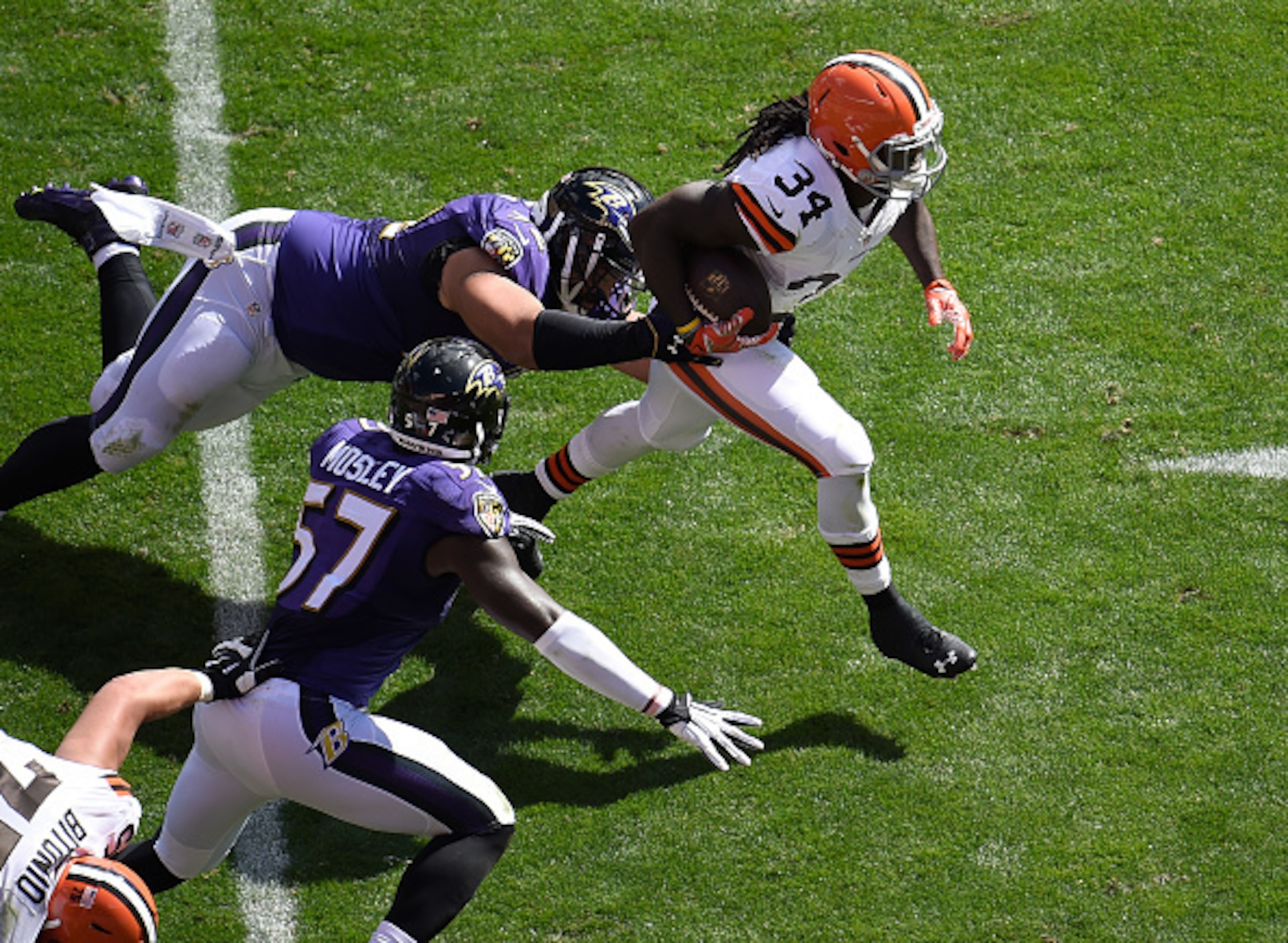 Isaiah Crowell was the Cleveland Browns' leading rusher in Week 3.