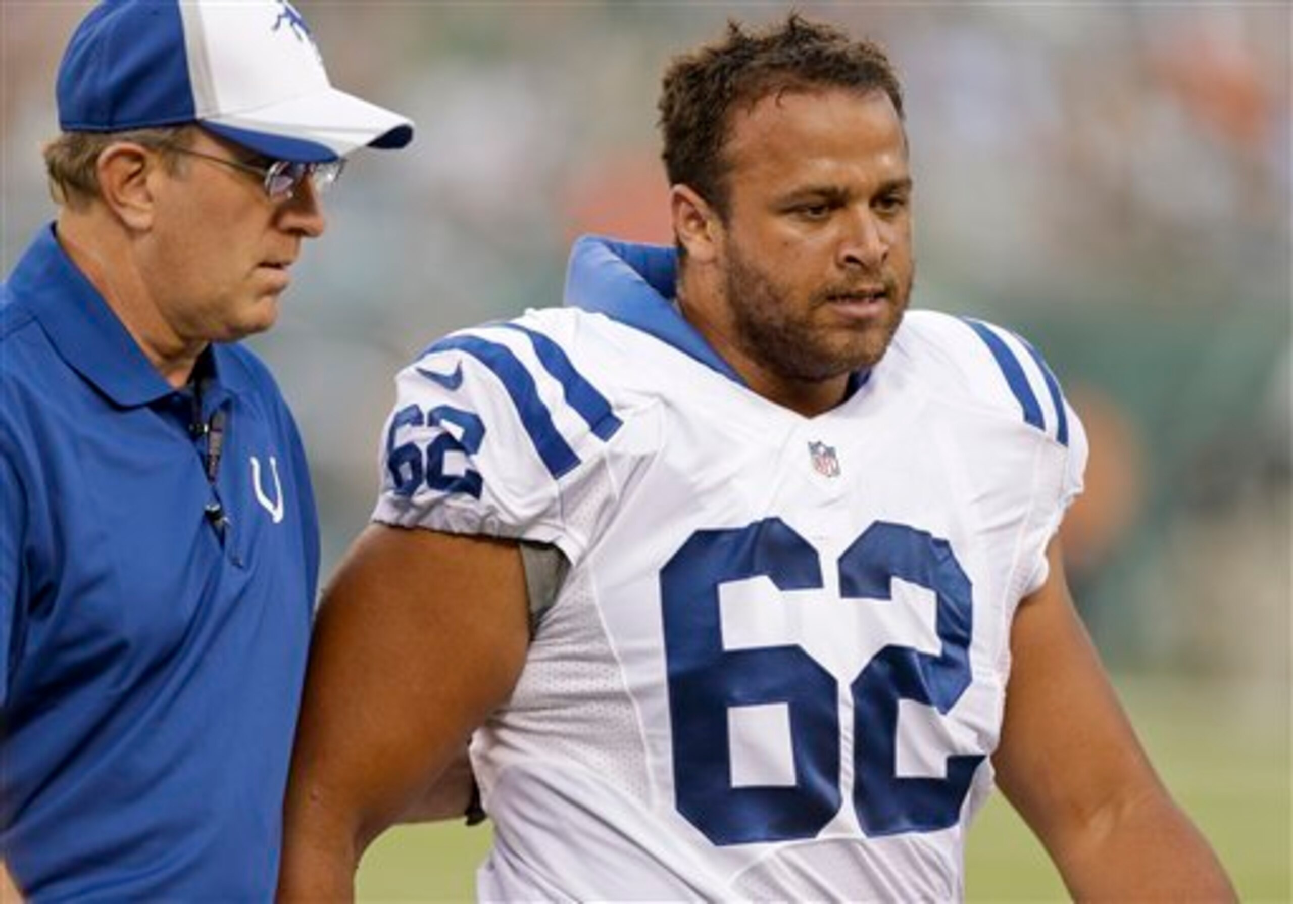 Holmes is still suffering from a preseason injury.