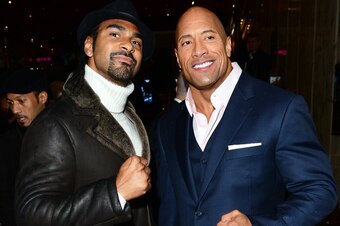 David Haye and Gavin Rees