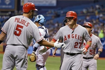 Albert Pujols, Mike Trout and the Angels clinched home-field advantage throughout October. Is that enough to make them the odds-on favorite to win the World Series?