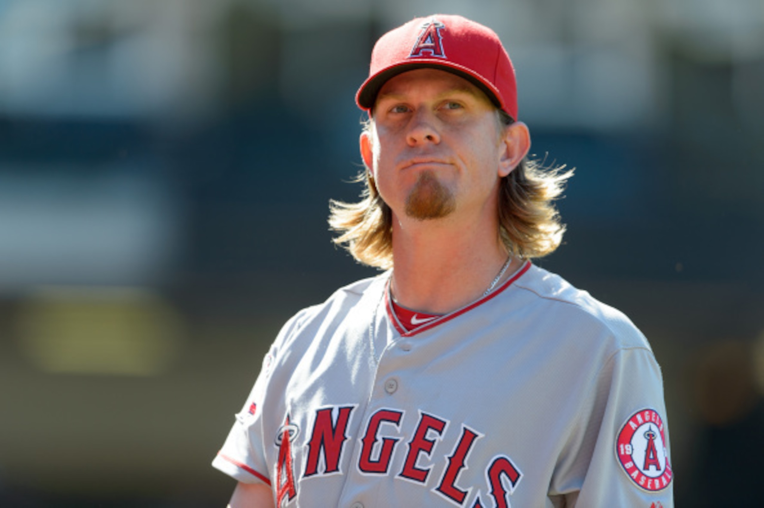 Jered Weaver couldn't break the three-way tie.