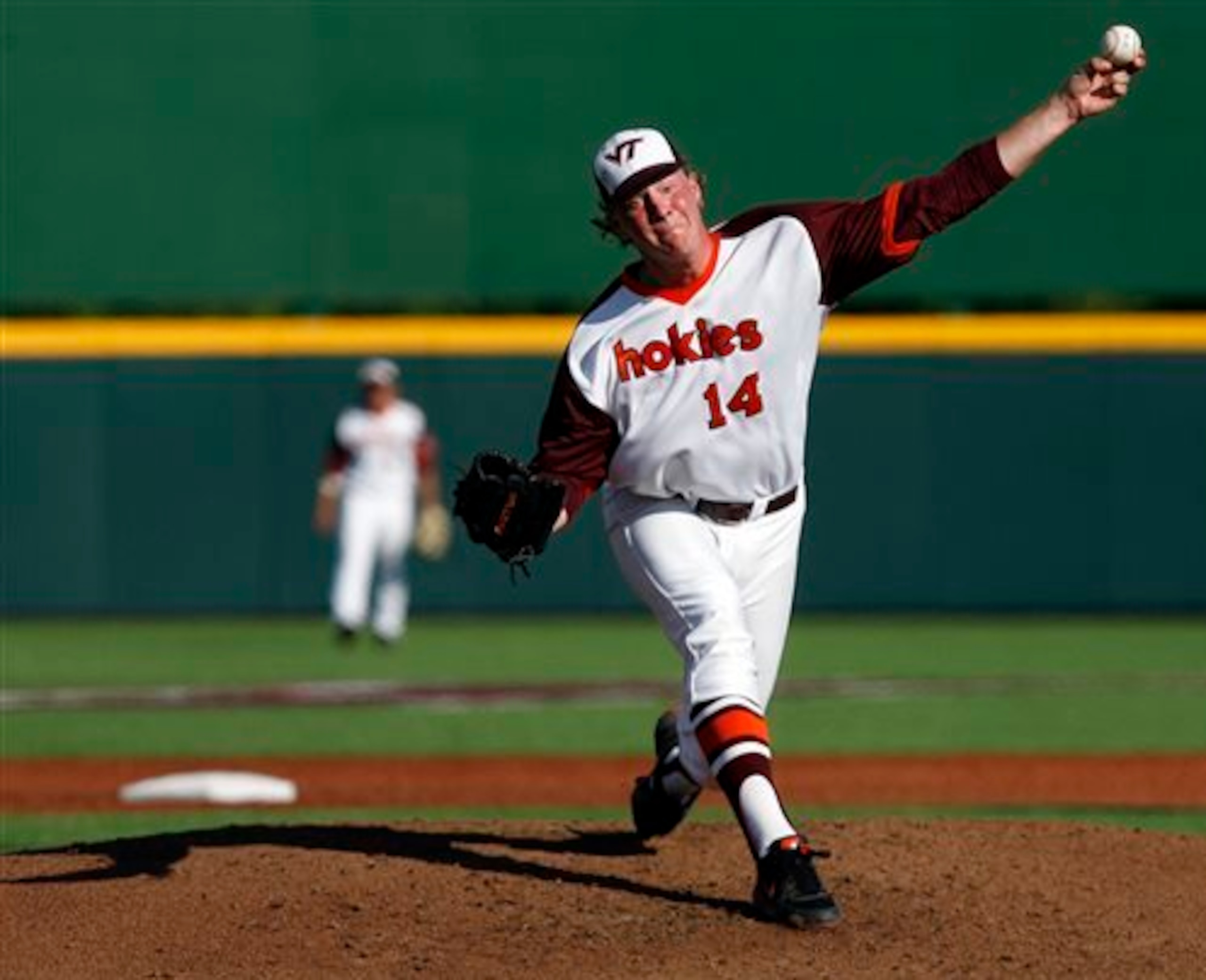 Mantiply in his days pitching for Virginia Tech