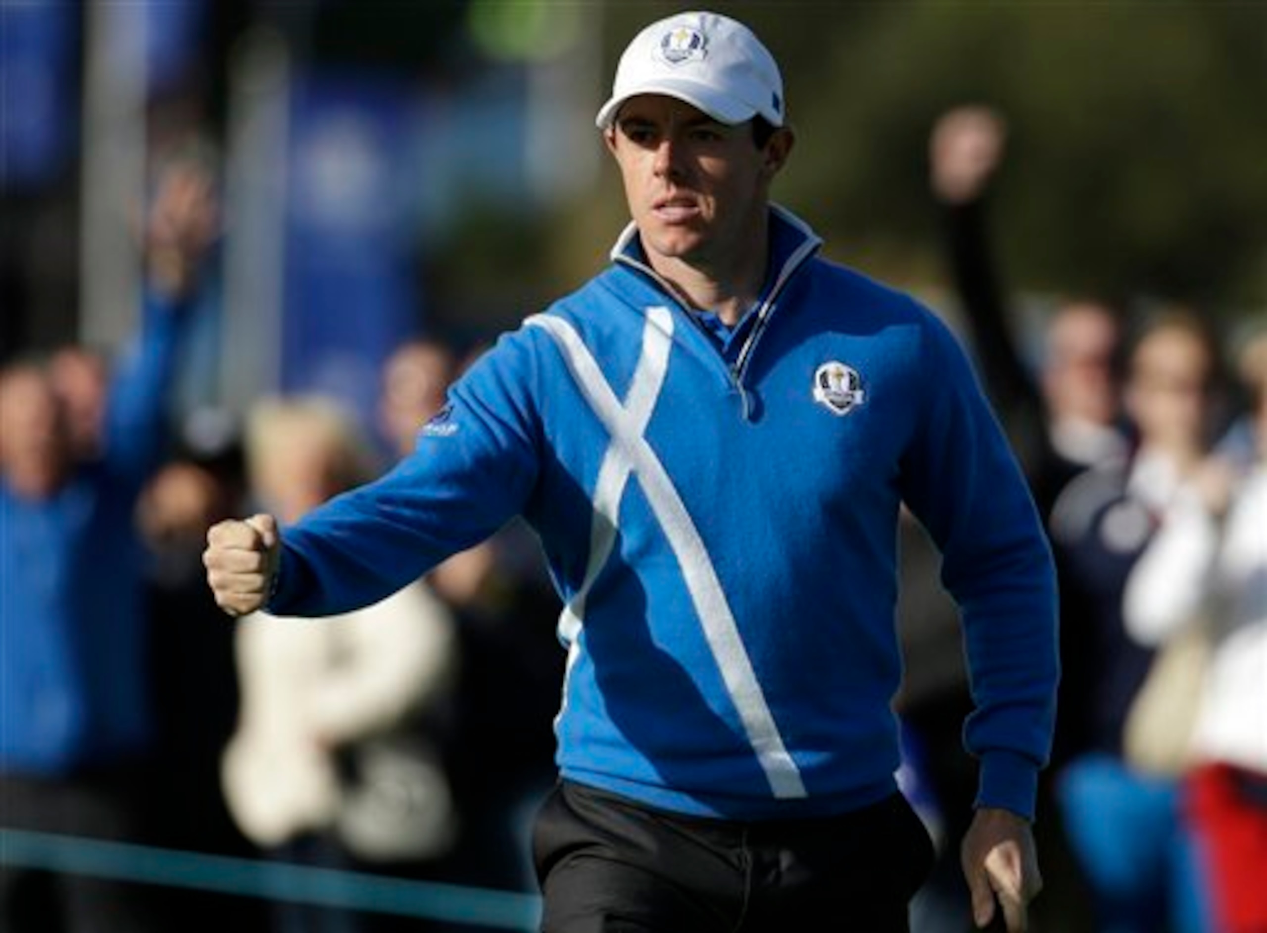 Rory McIlroy didn't get to celebrate nearly as many times as he would have liked.