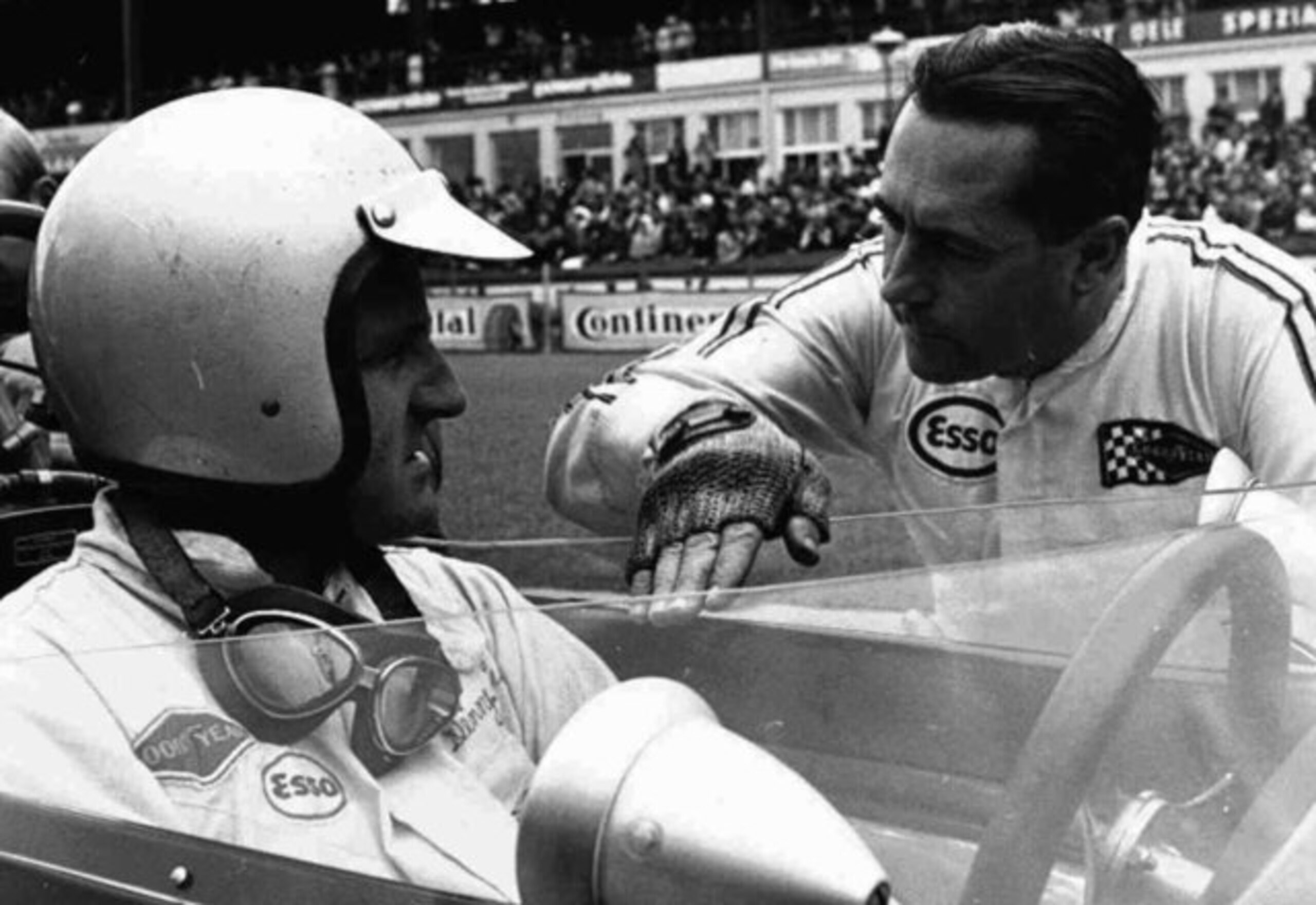 Jack Brabham with Denny Hulme, 1966.