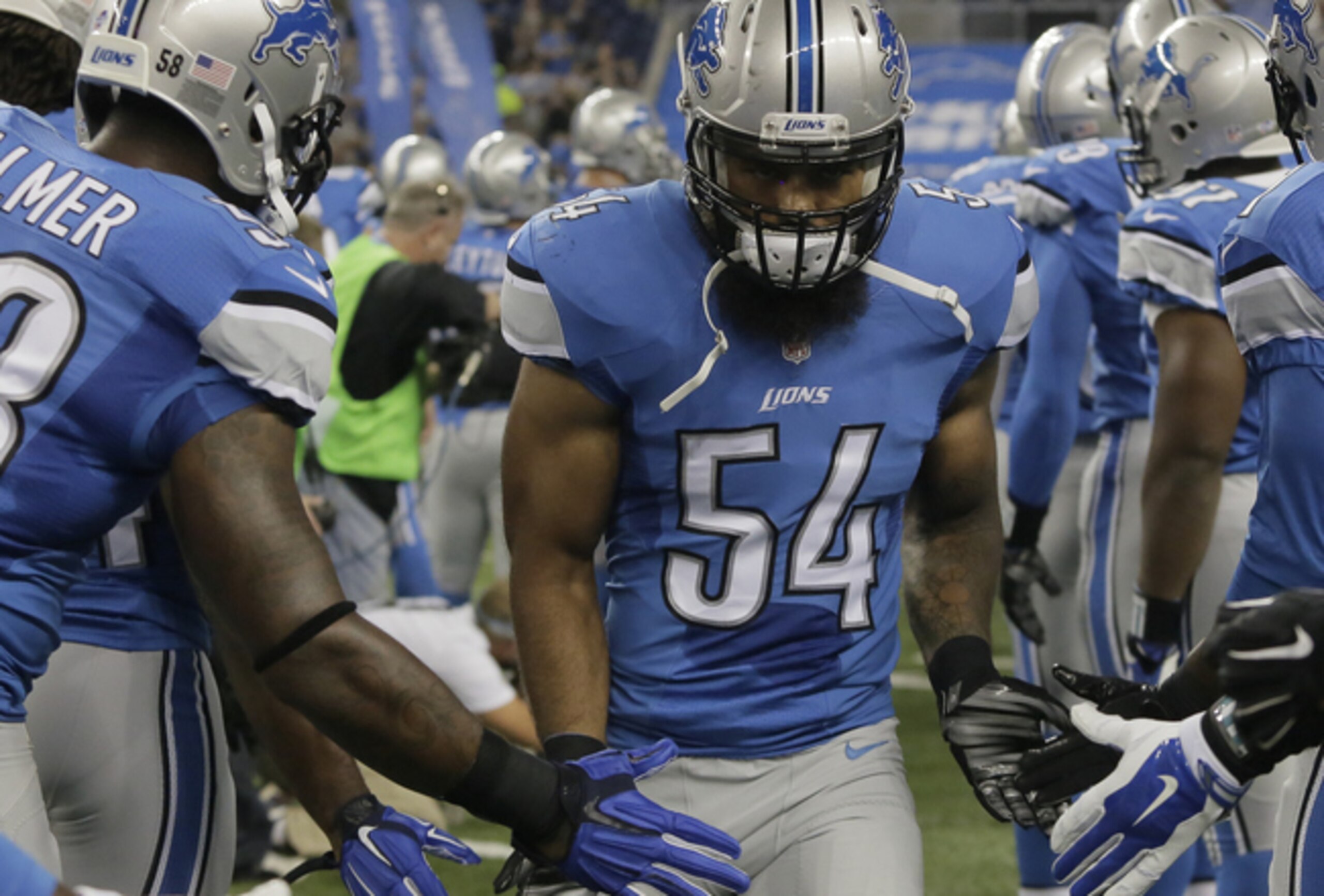 DeAndre Levy leads a fearsome Detroit defense.
