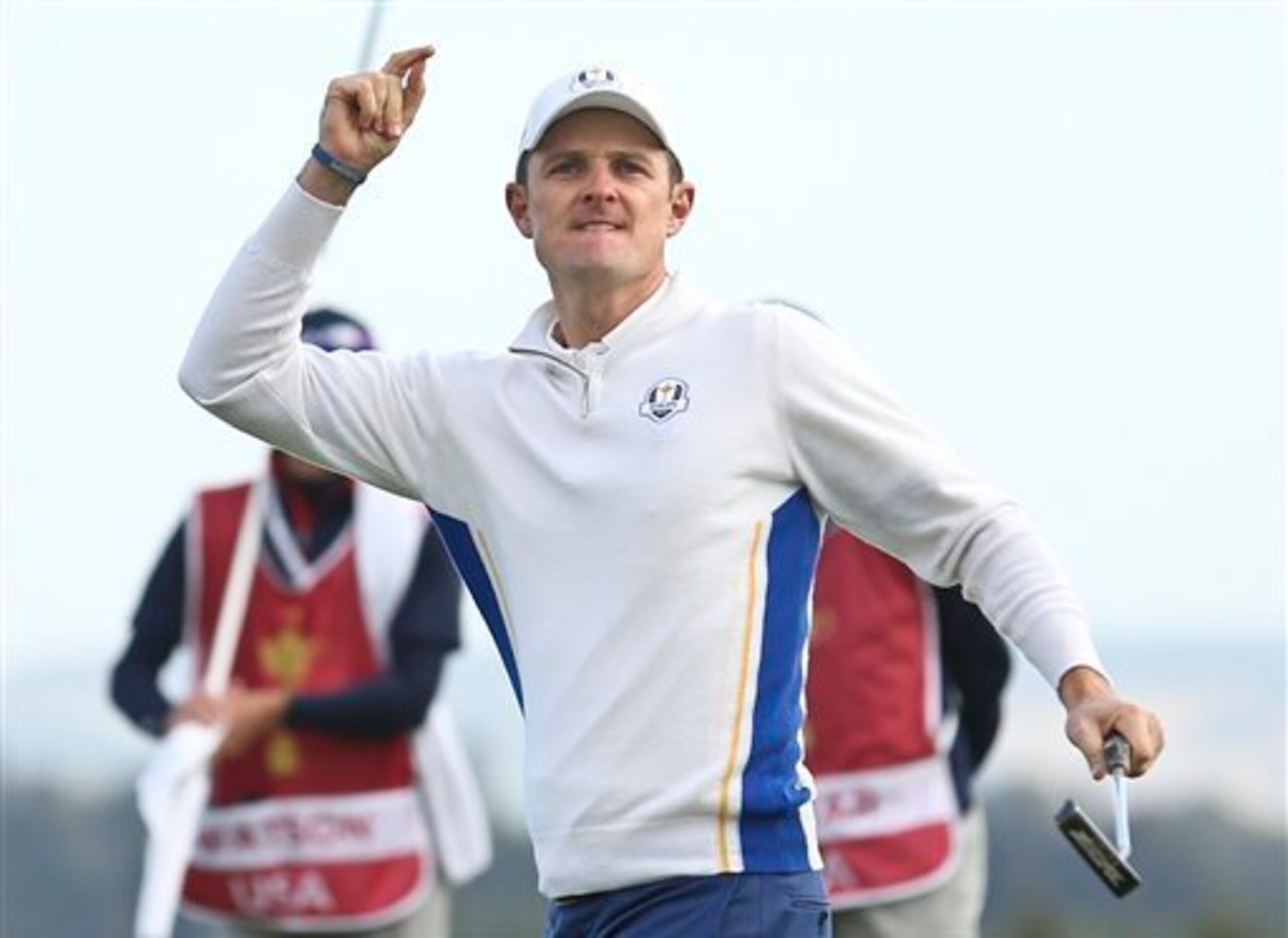 Justin Rose has been Europe's best player to this point in the Ryder Cup.