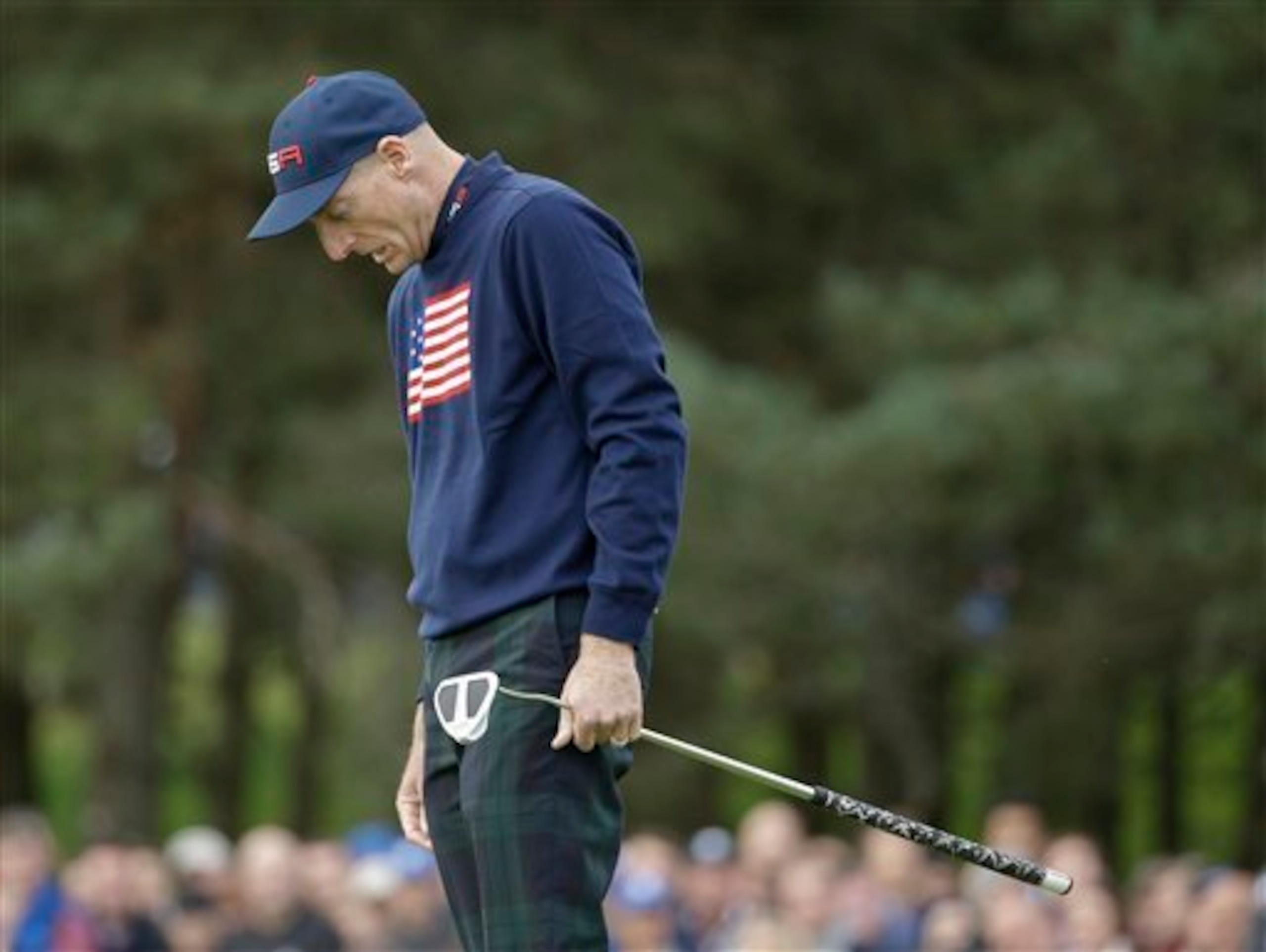 This pretty much wrapped Jim Furyk's day on Saturday.