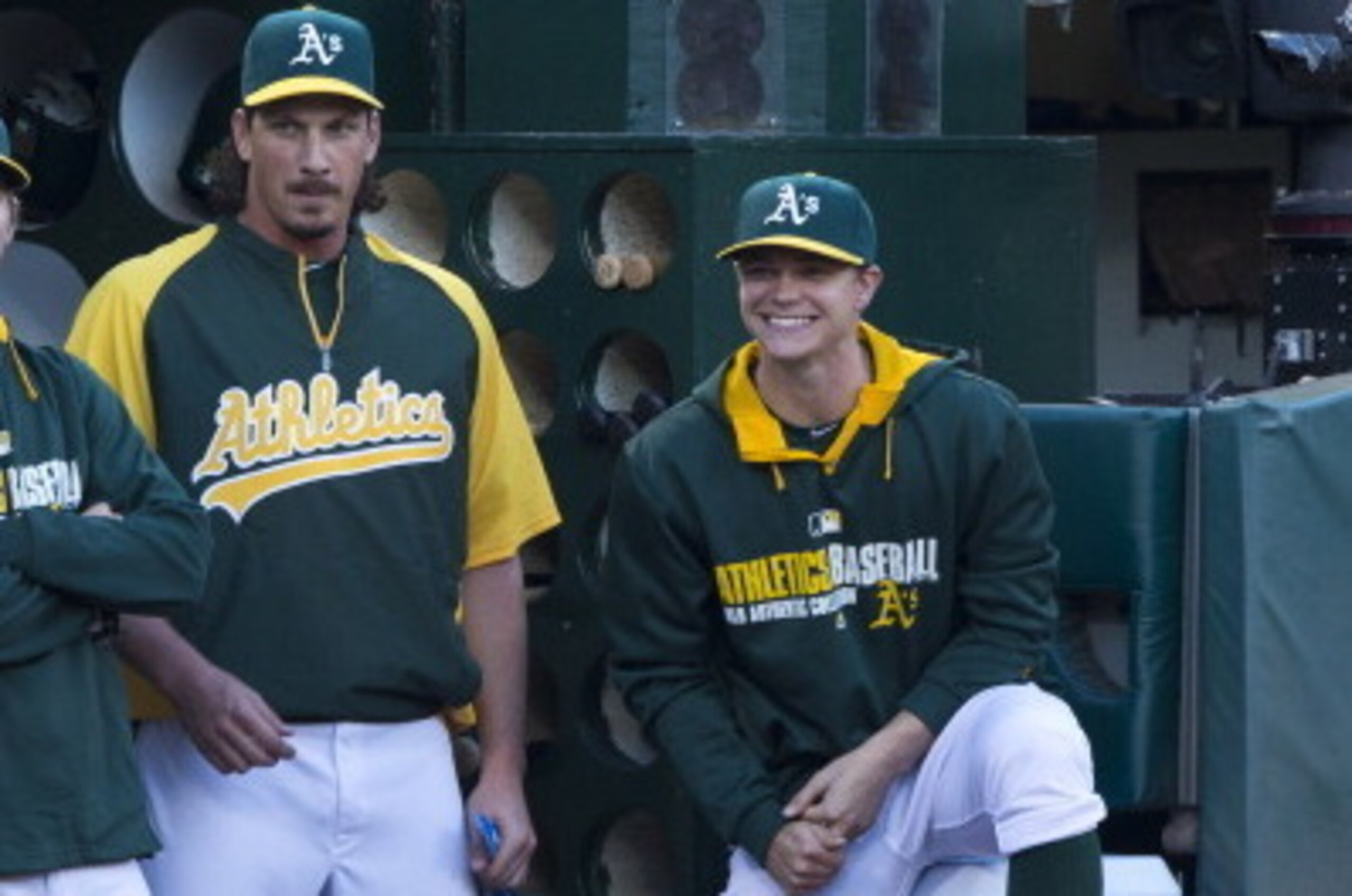 Jeff Samardzija and Sonny Gray will be the middle of the rotation.