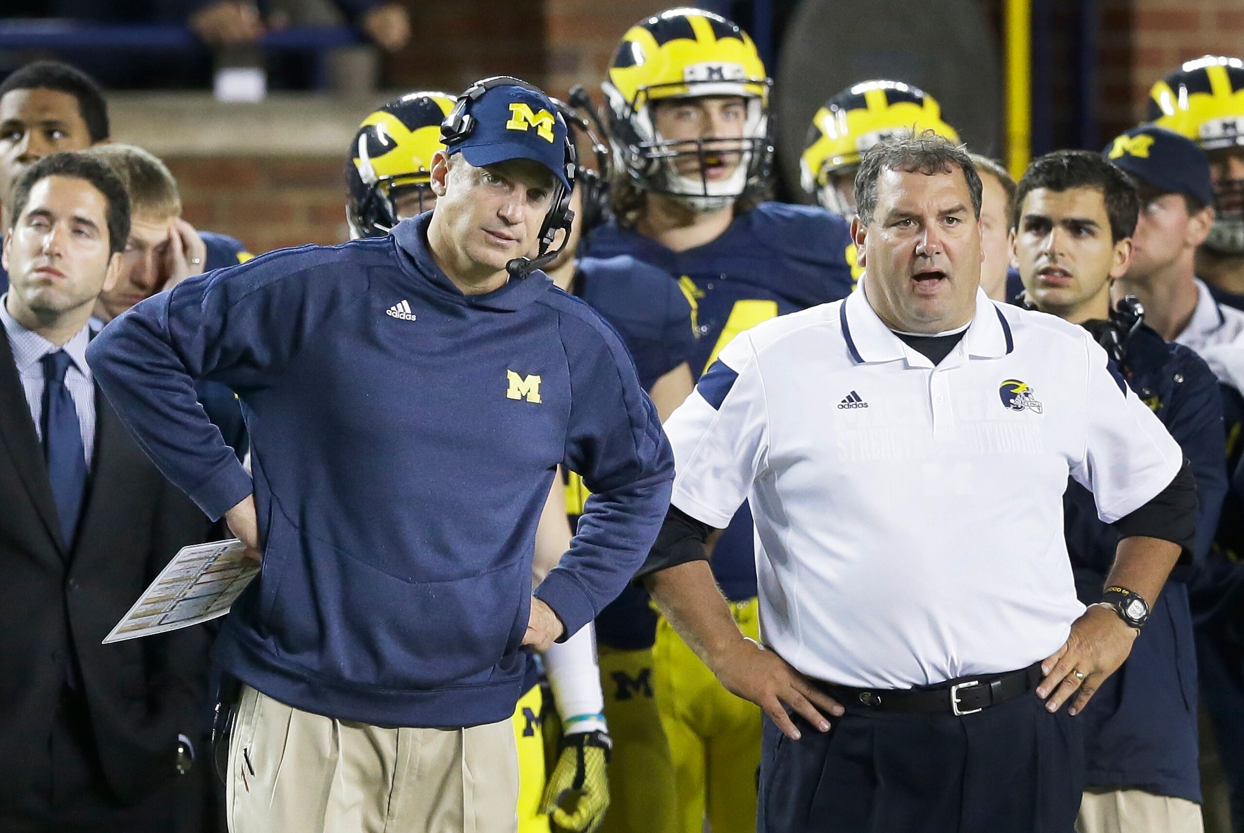 Michigan in October: At Rutgers (Oct. 4), vs. Penn State (Oct. 11), at Michigan State (Oct. 25). Or in other words: Doubtful, nope and not a chance.