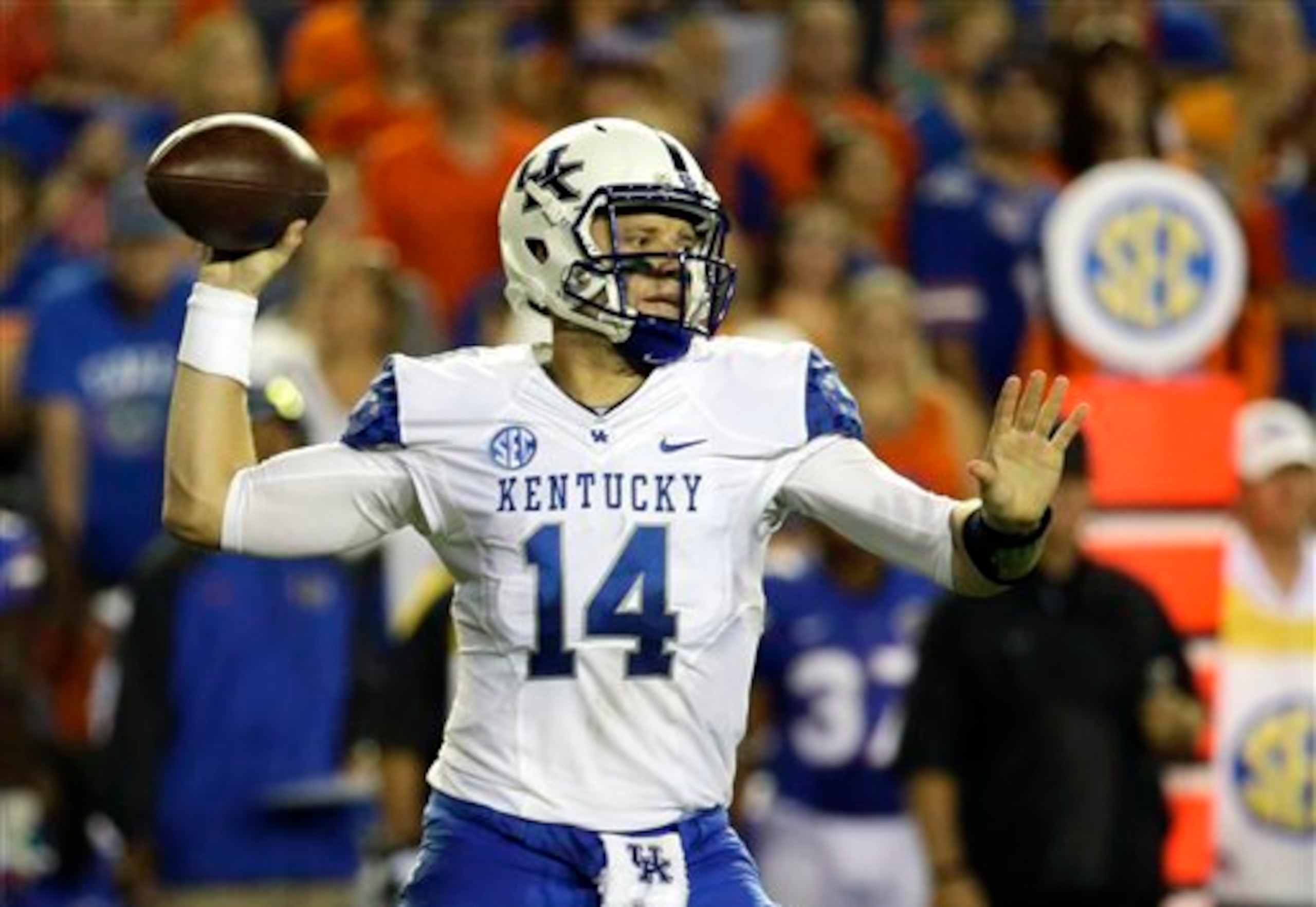 Kentucky QB Patrick Towles has been impressive so far for the Wildcats.
