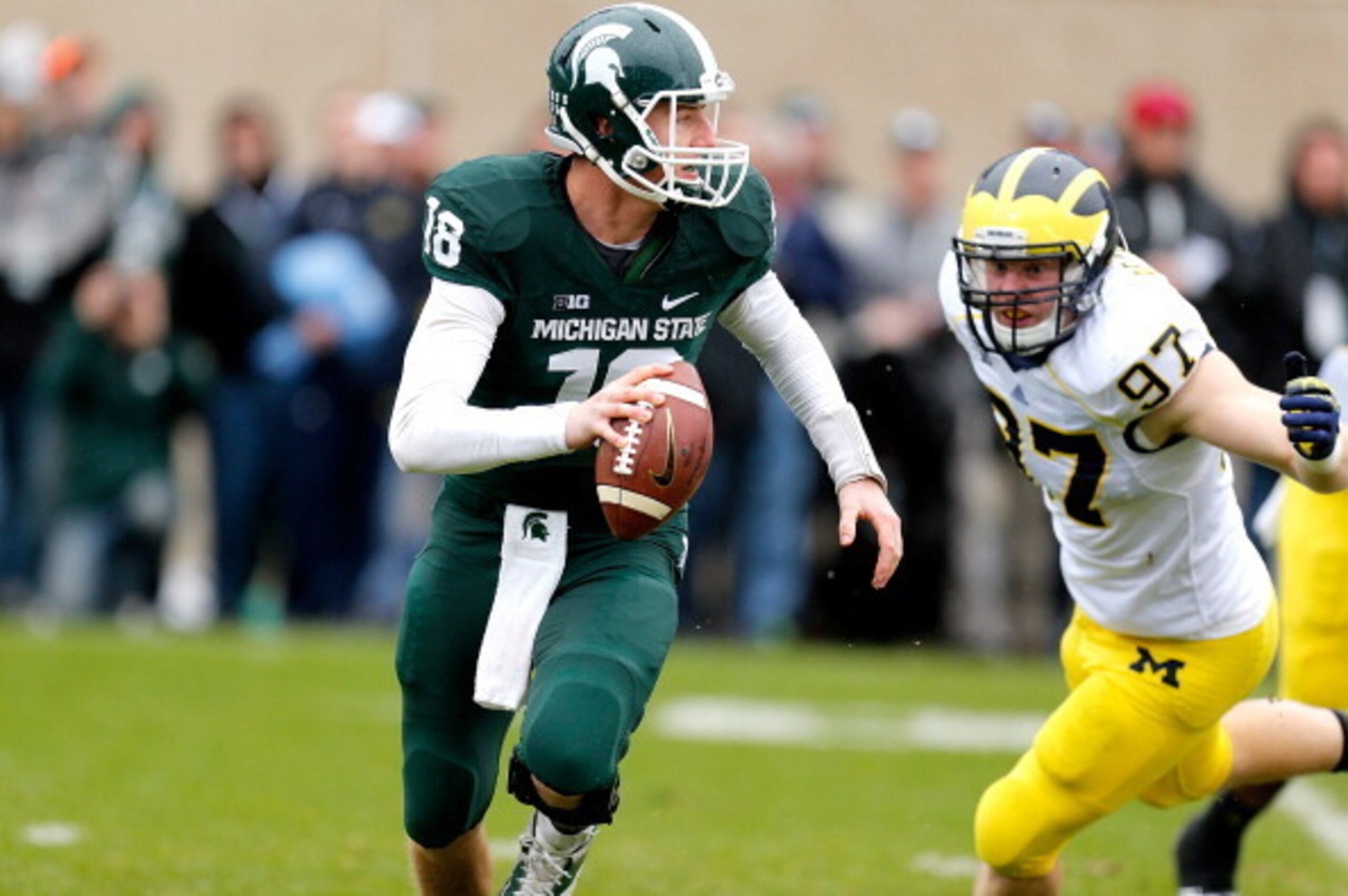 Rose Bowl MVP Connor Cook has the Spartans running toward another Big Ten title.