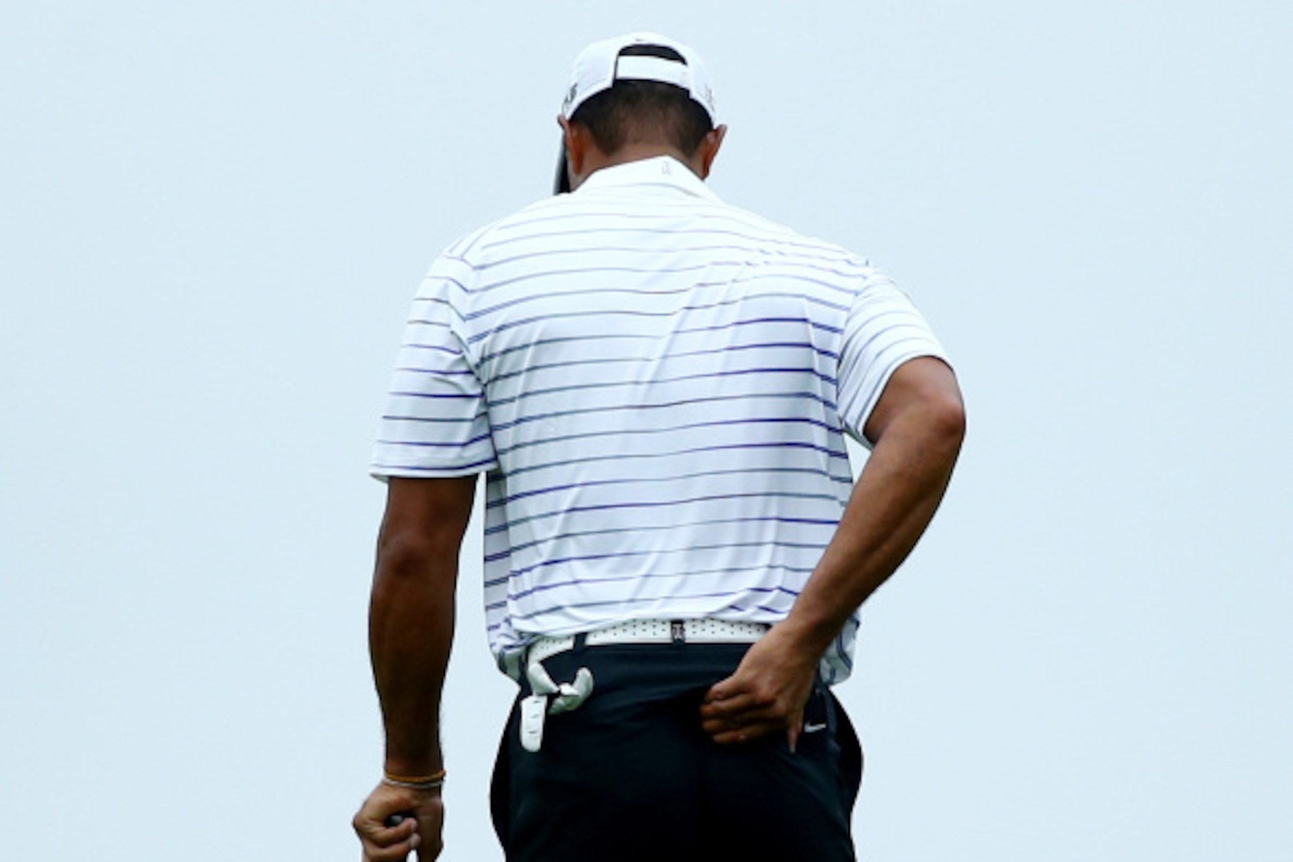 Tiger Woods hopes he's put this sort of picture behind him.