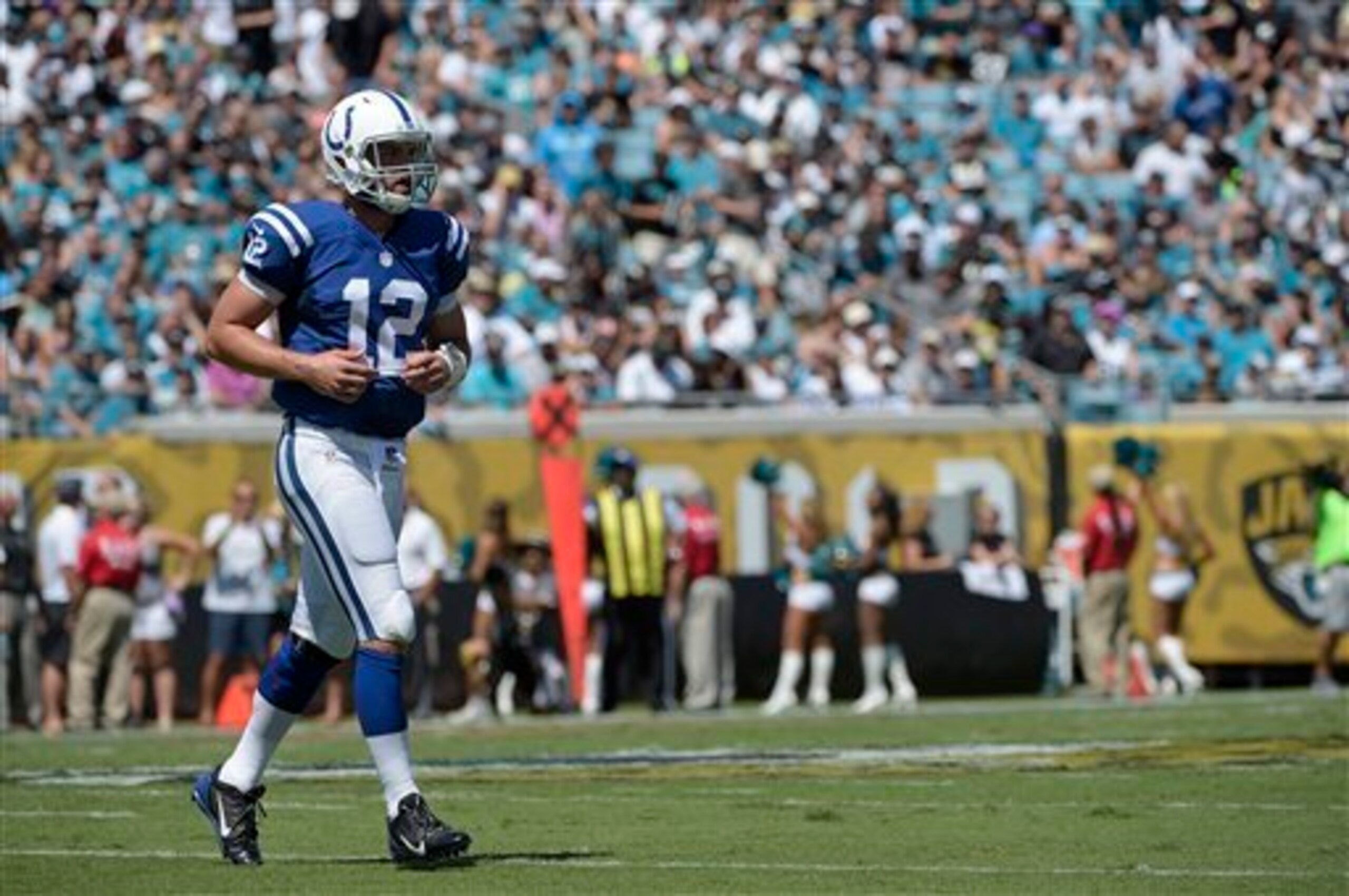 Andrew Luck lit the Jags up. No other way to put it.
