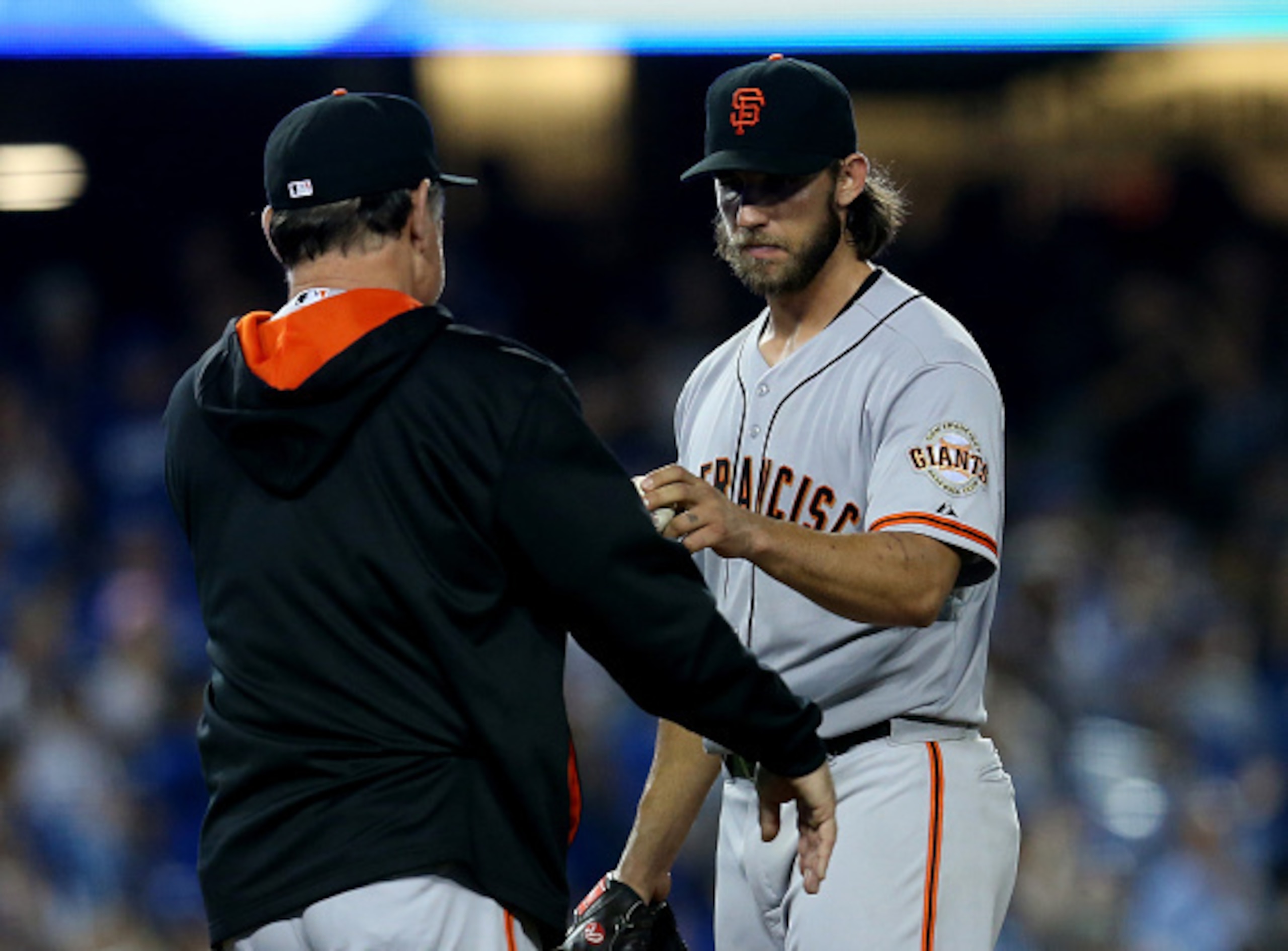 When Madison Bumgarner hands over the ball on Wednesday, will the Giants be in line to win?