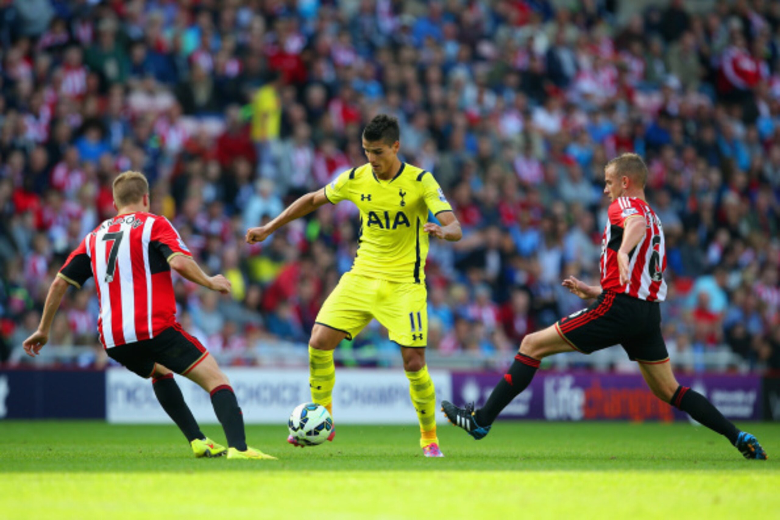 Erik Lamela is a common subject for the attention of opposition teams.