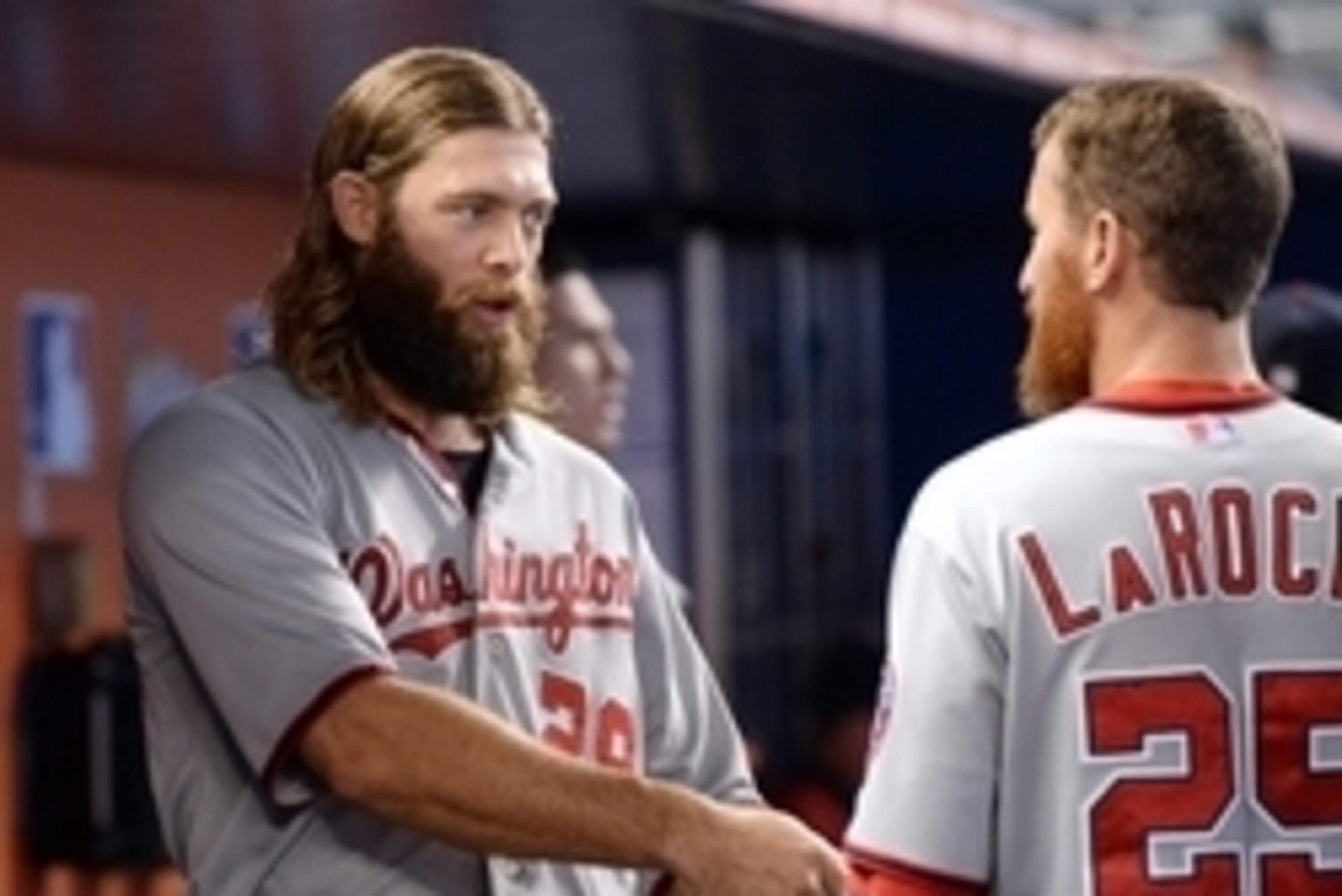 "Dude, I told you not to copy my sweet playoff beard!"
