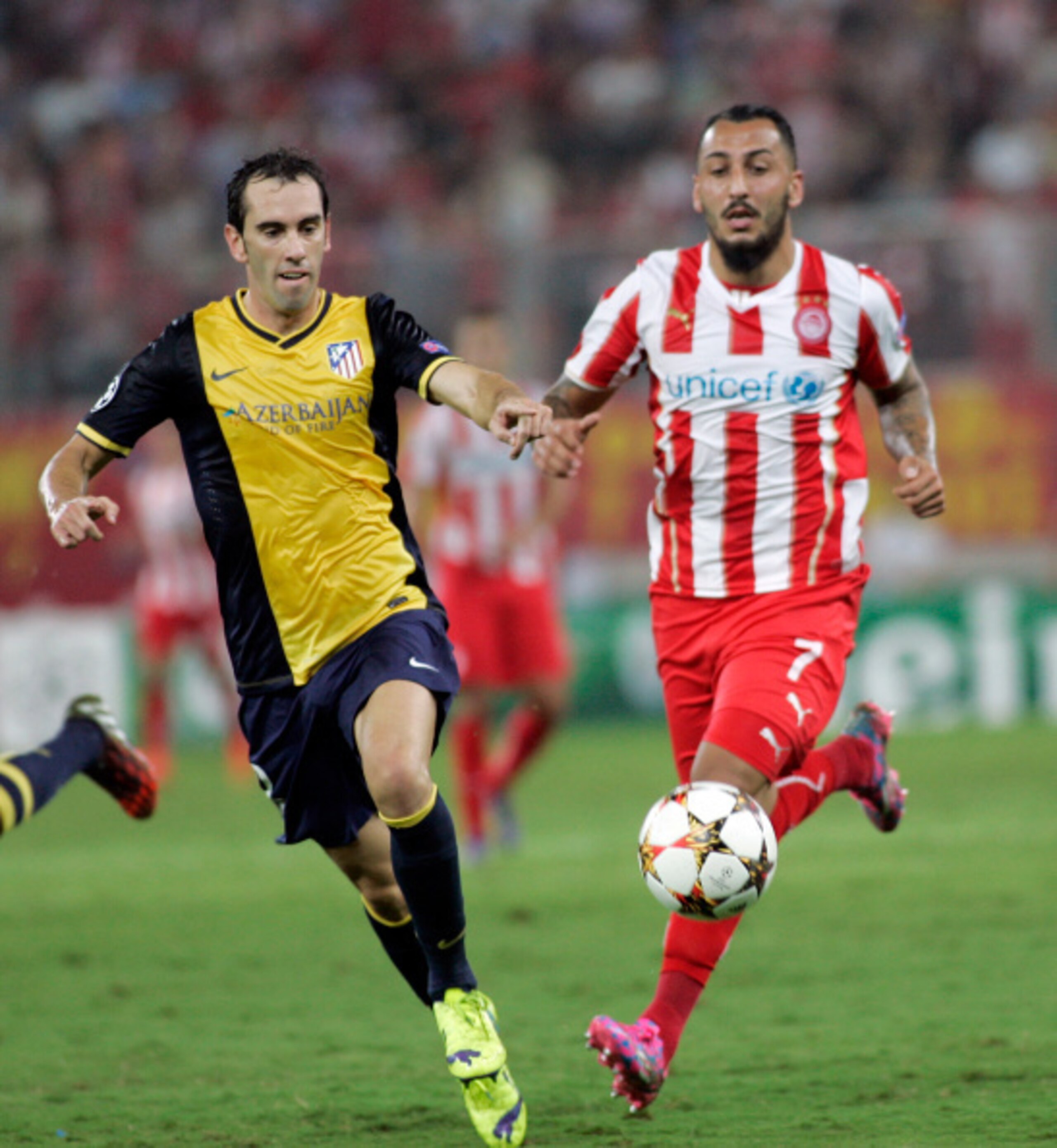 Last year's runners-up took a shock loss in their opener against Olympiakos.
