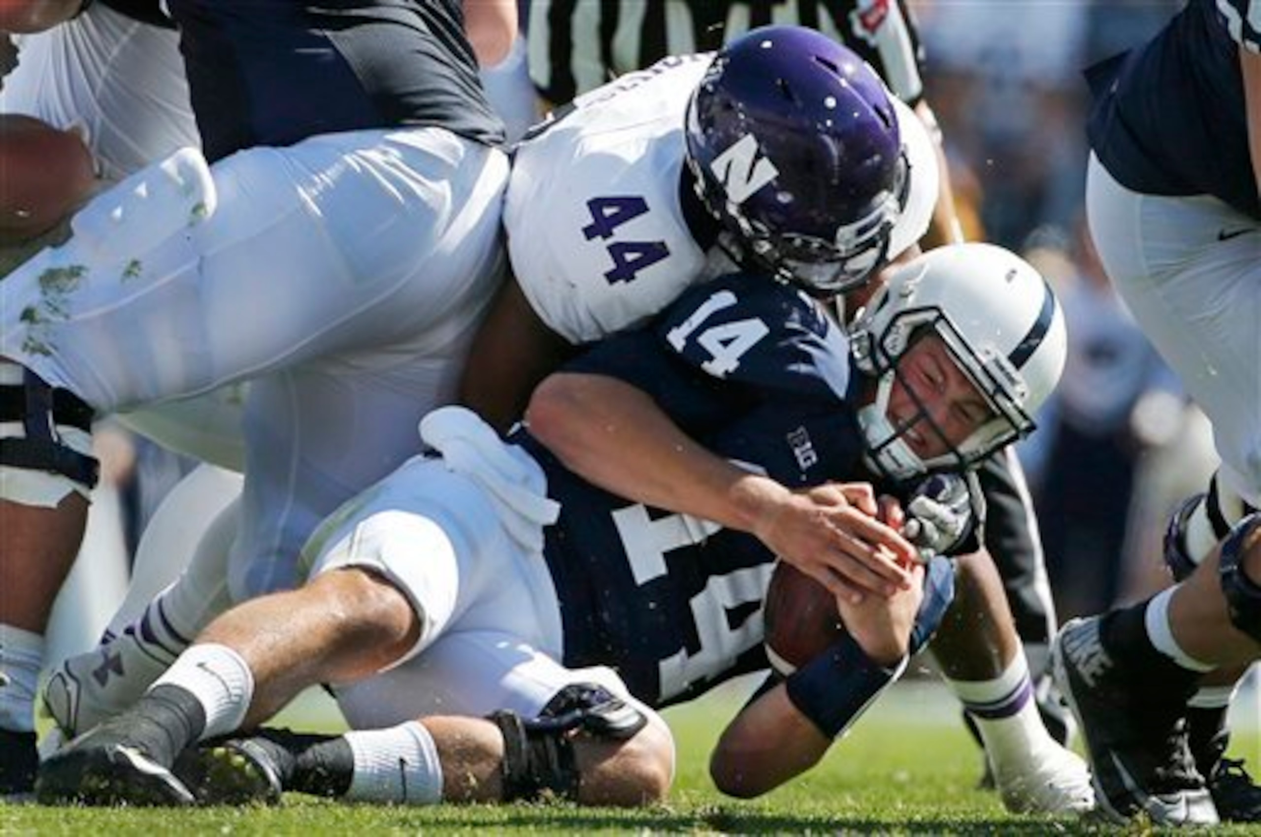Linebacker Chi Chi Ariguzo will need to have one of the best games of his career to slow down the Badgers' tailbacks.