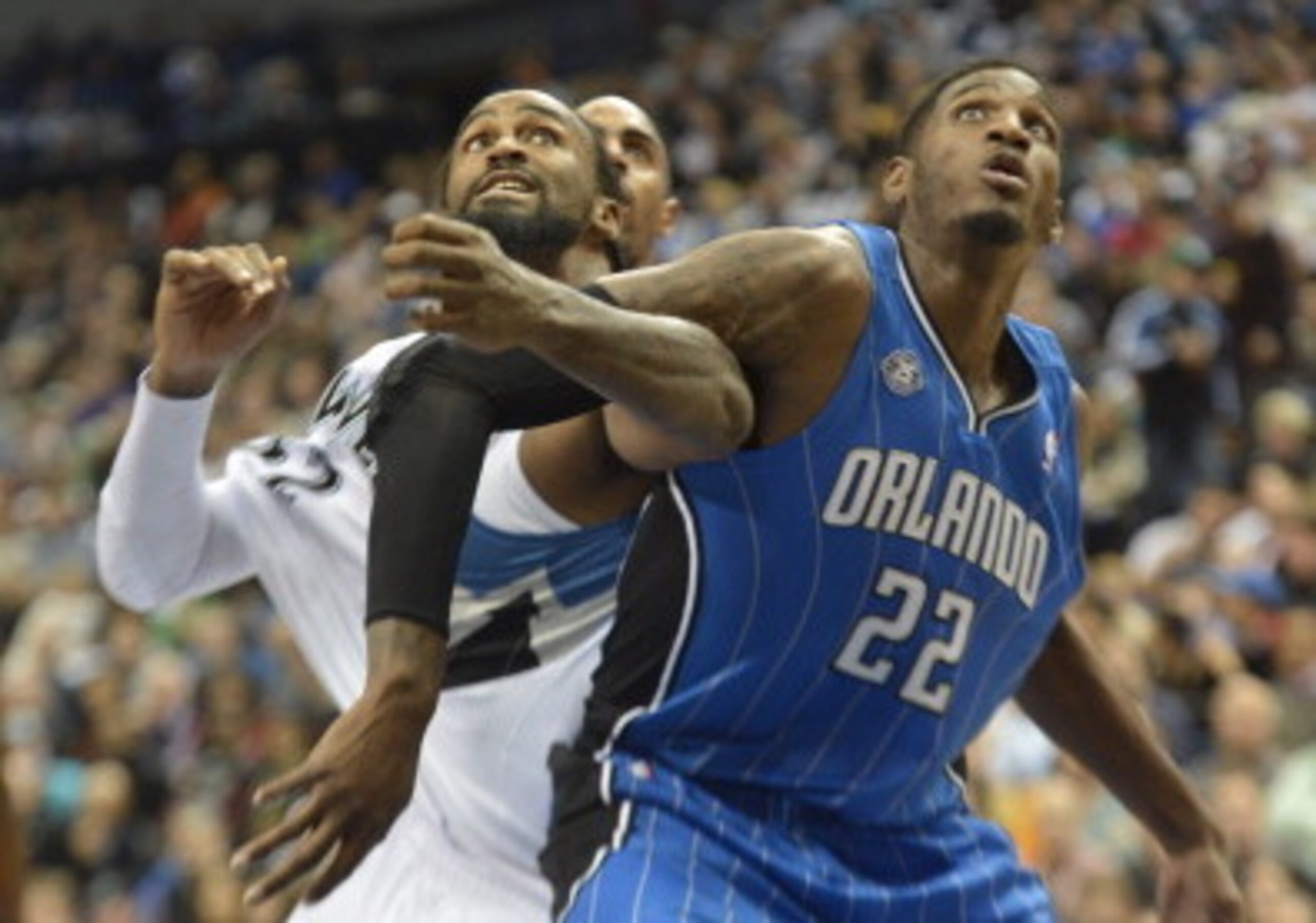 Solomon Jones boxes out for a rebound. Solomon Jones boxes out for a rebound.