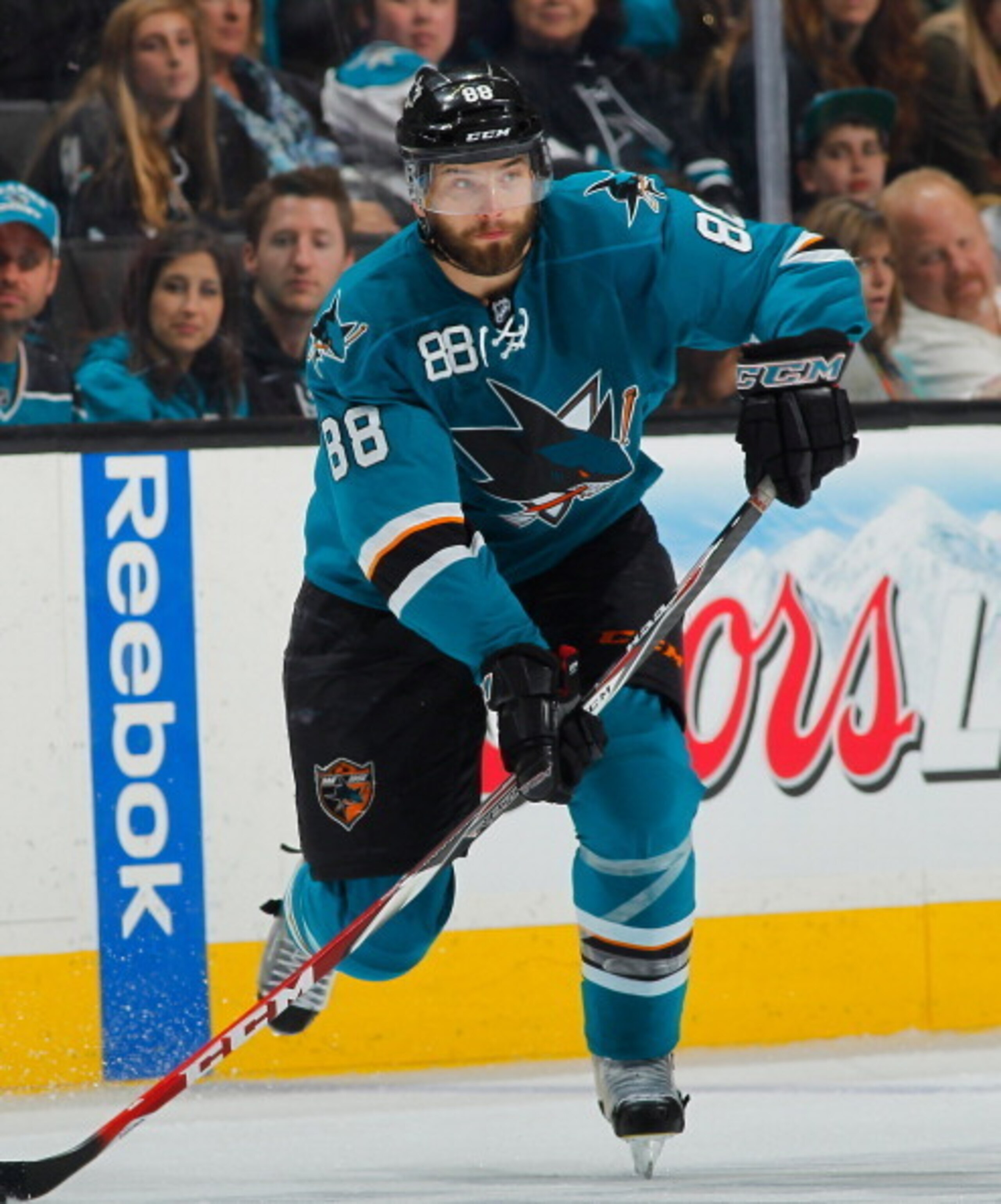 Brent Burns is moving back to defense. Brent Burns is moving back to defense.