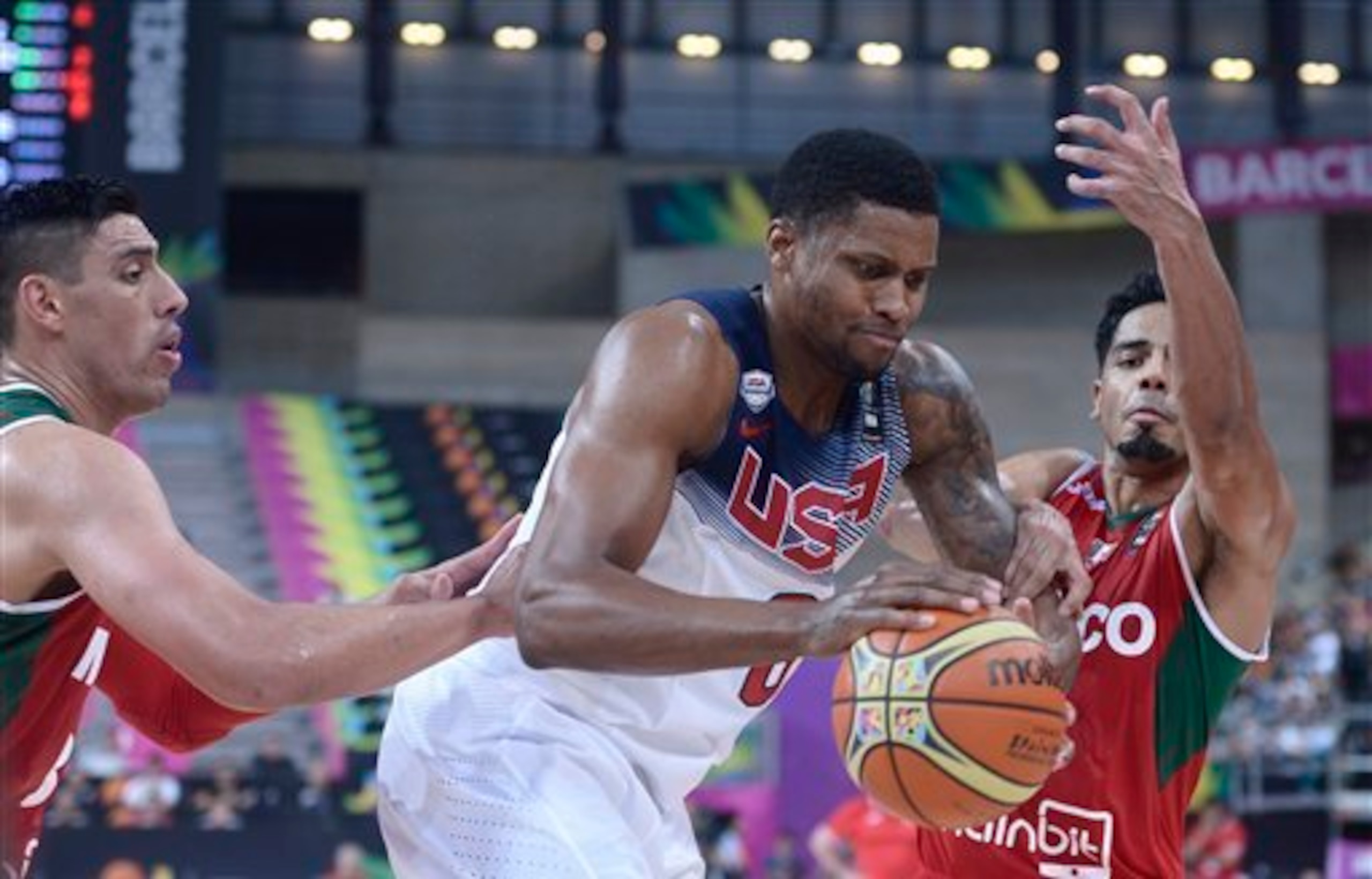 Rudy Gay played power forward while with Team USA in the FIBA Basketball World Cup.