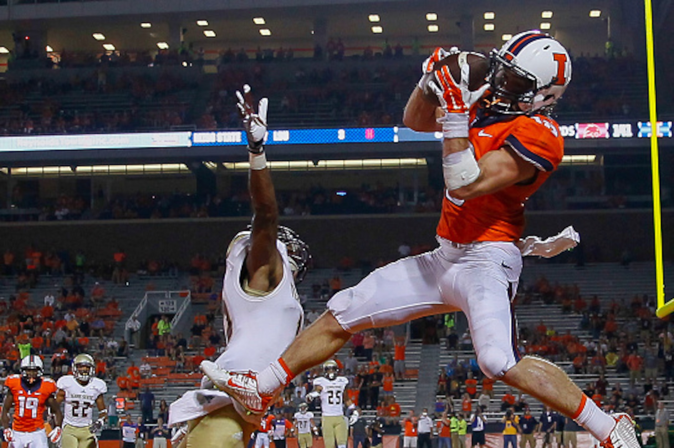 Illinois is 3-2 this season but has been outscored 89-33 in two games against power-five foes.