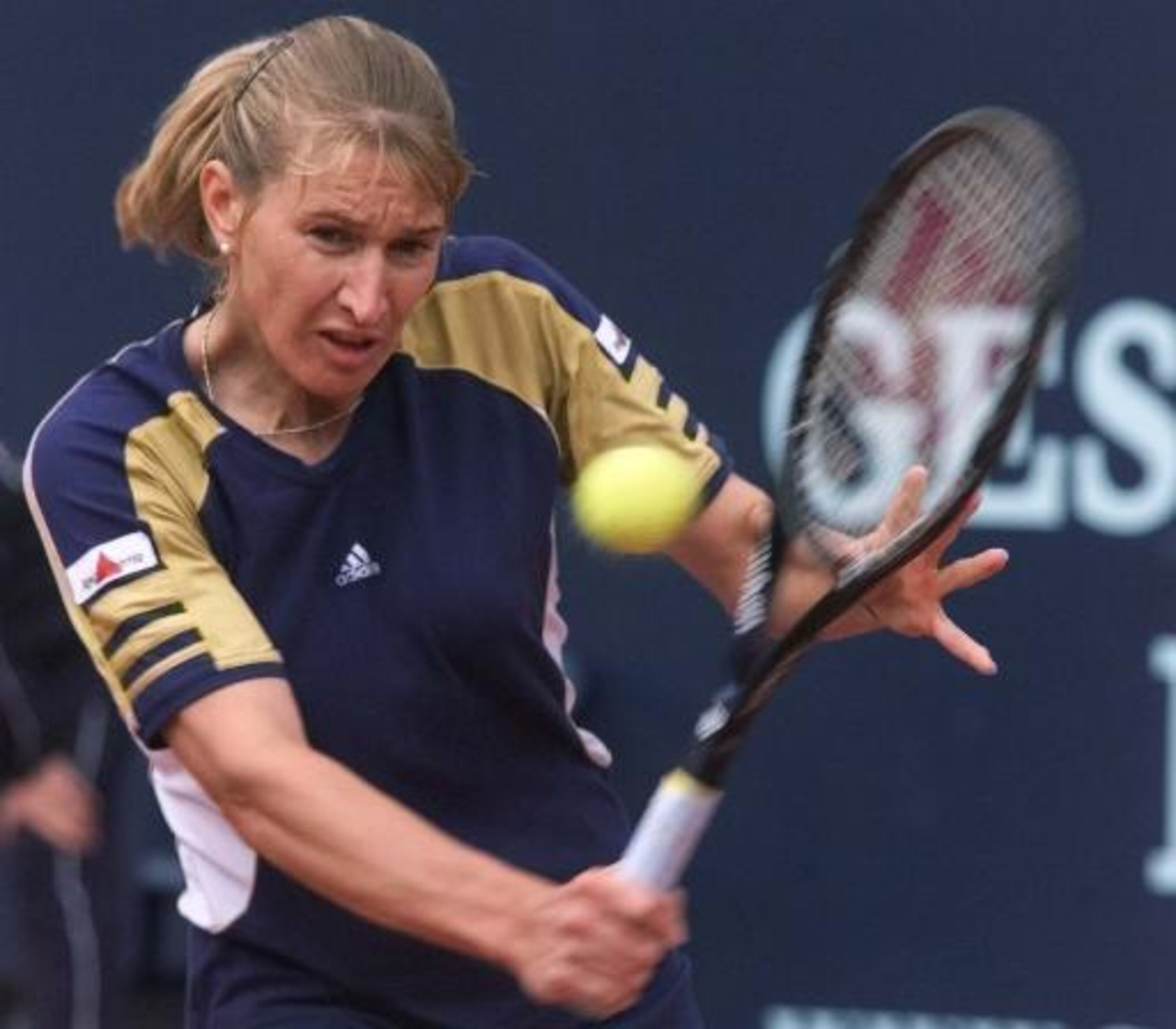 Graf experienced two periods of dominance, one during the later stages of her career. Graf experienced two periods of dominance, one during the later stages of her career.