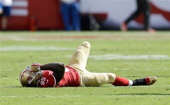Tight end Vernon Davis' injury status may be critical to the 49ers offense.