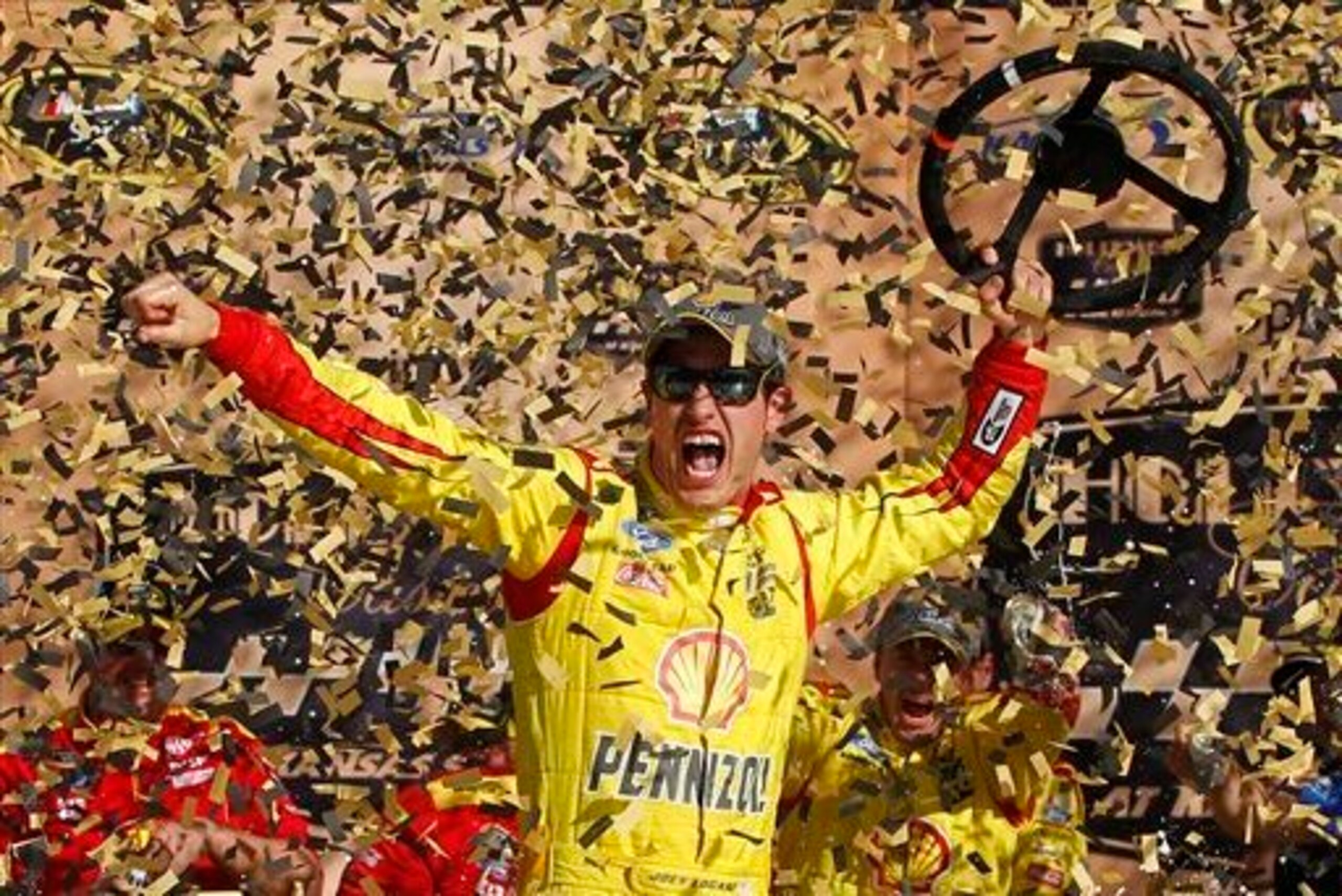 Joey Logano has had plenty to celebrate in the 2014 Chase so far.