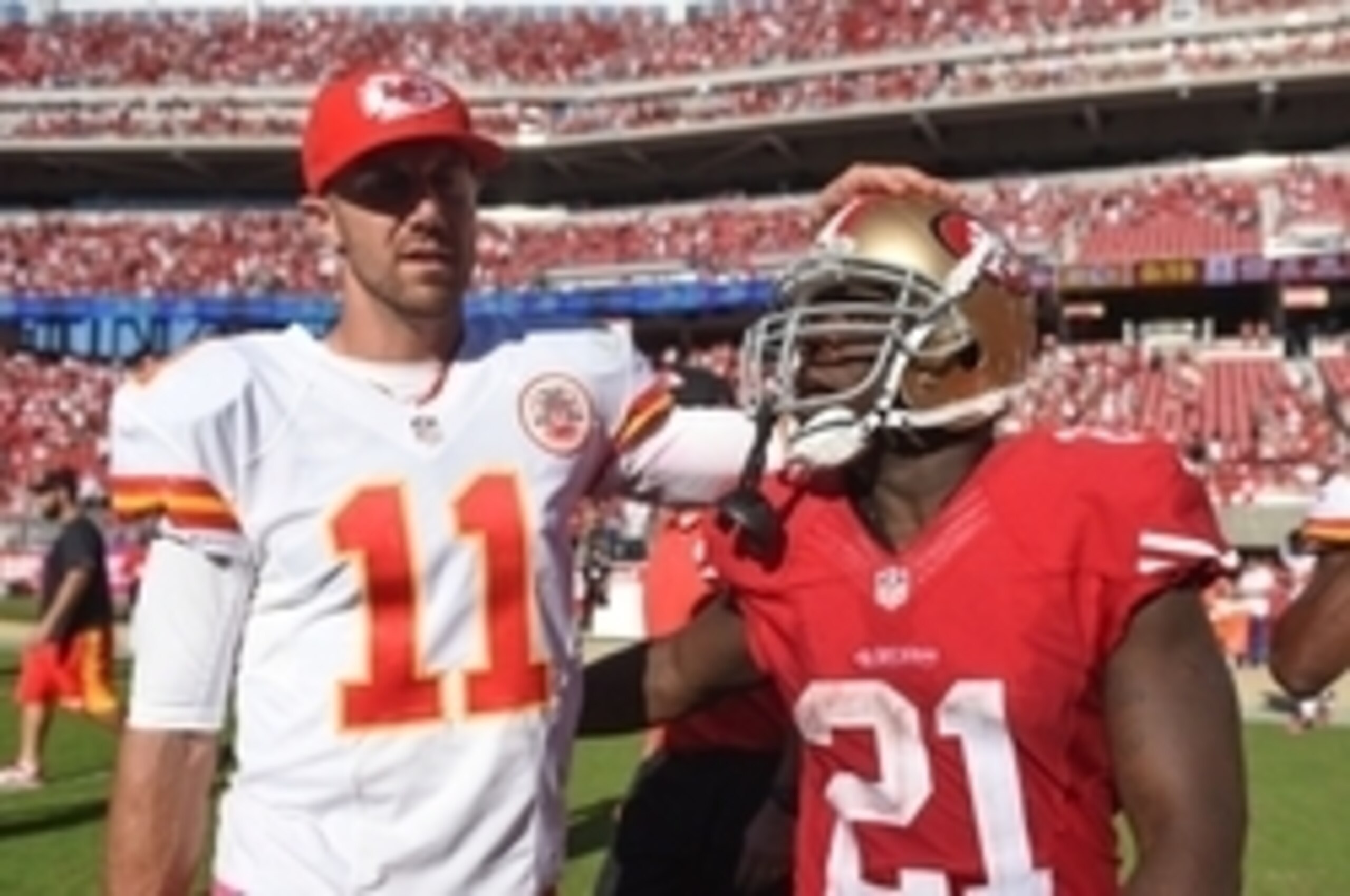 Alex Smith was defeated partially by Frank Gore, a member of his fellow 2005 49ers draft class.