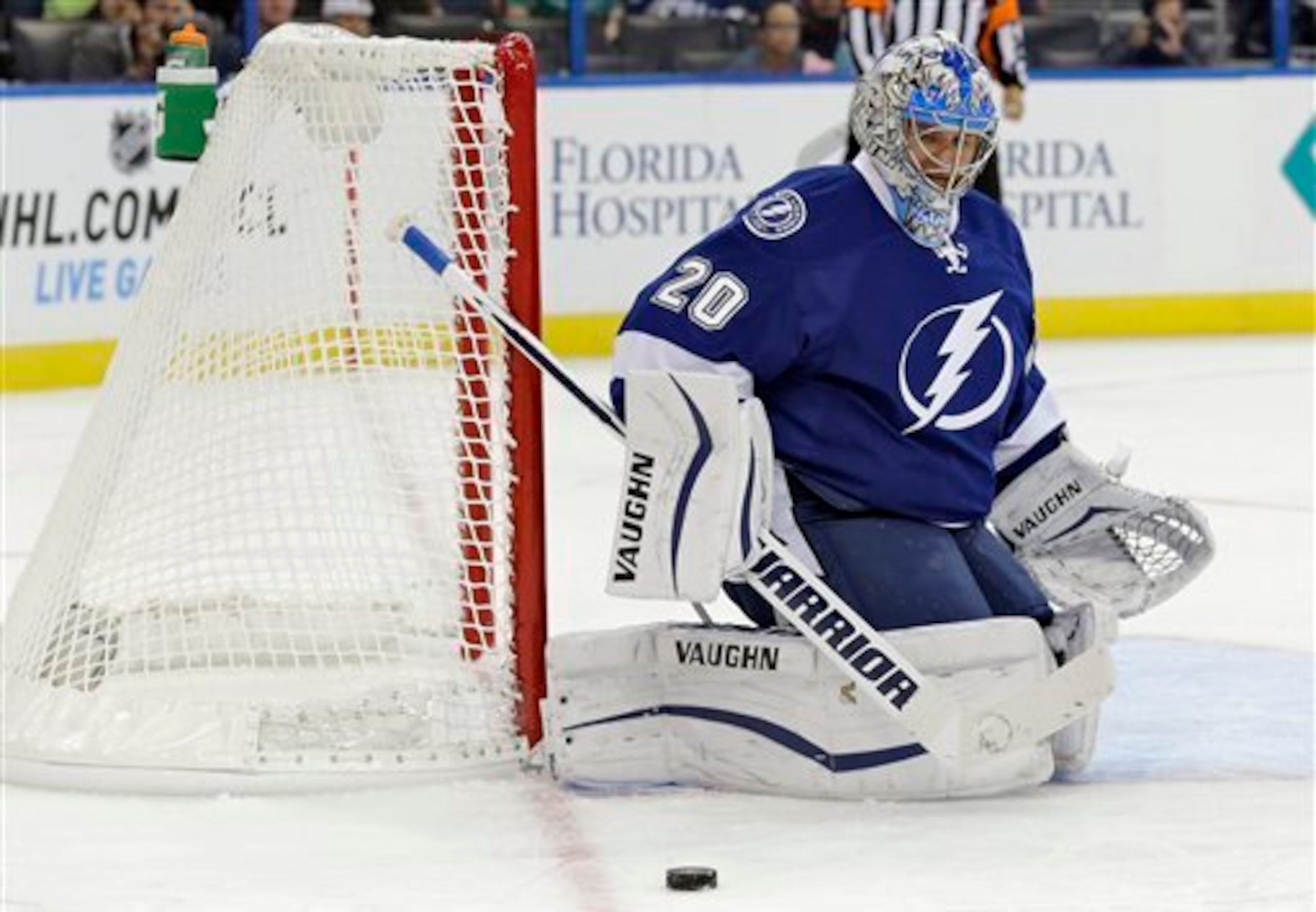Lightning fans probably took a deep breath after watching Evgeni Nabokov against Florida.