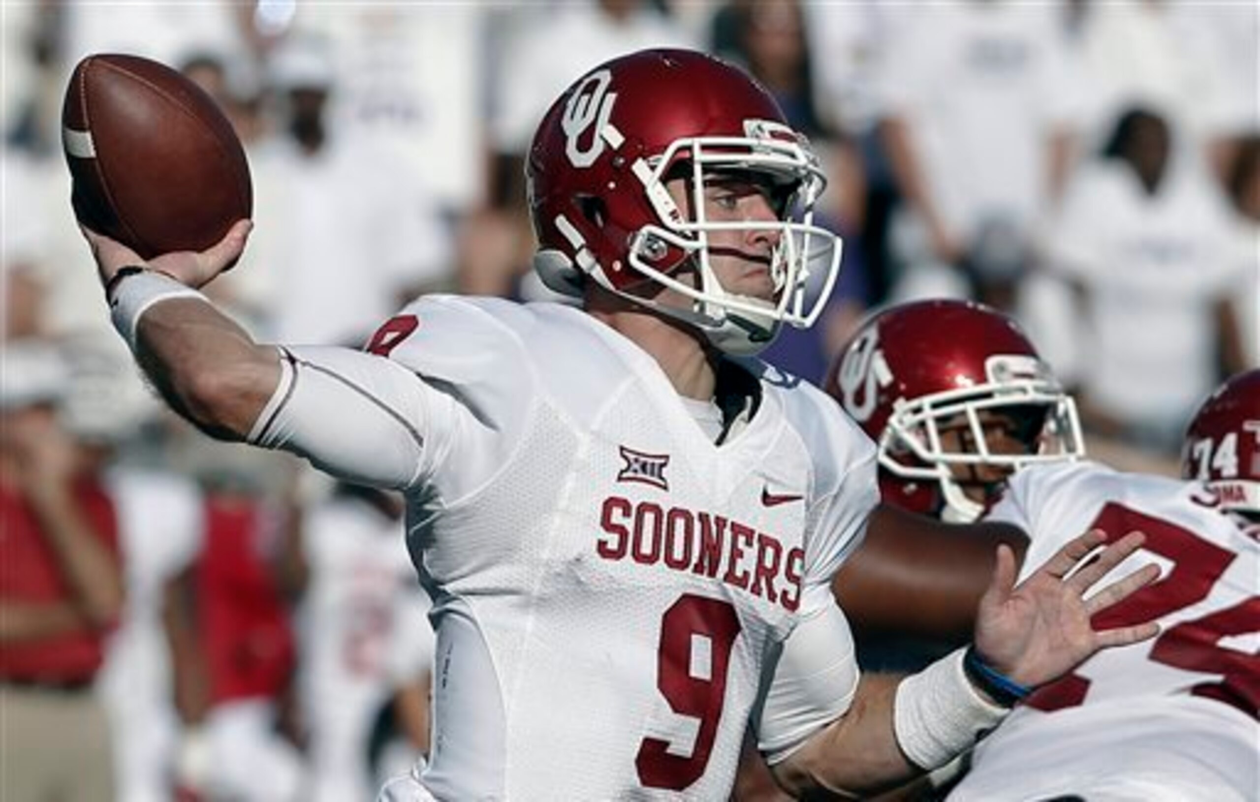 Trevor Knight and Oklahoma struggled Saturday against TCU. Trevor Knight and Oklahoma struggled Saturday against TCU.
