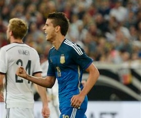 Erik Lamela scored a terrific goal in Argentina's comprehensive win over Germany last month.