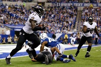 Baltimore Ravens linebacker C.J. Mosley continues to ascend the rankings after intercepting a pass and recording 15 total tackles against the Indianapolis Colts in Week 5.