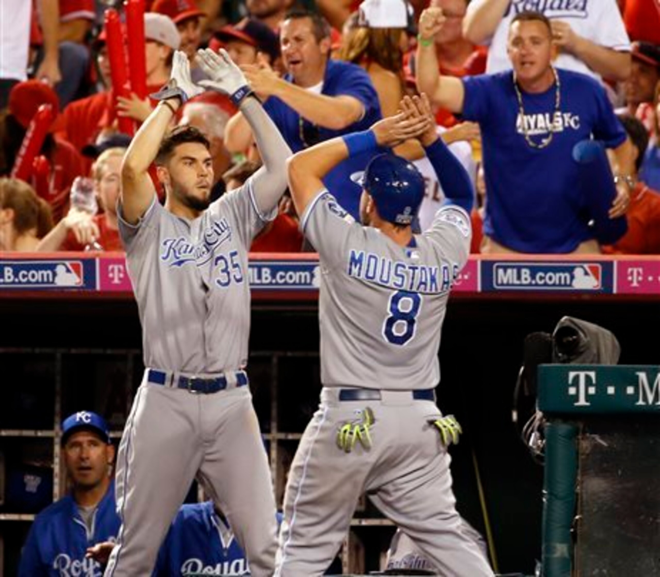 Can Eric Hosmer and Mike Moustakas continue their postseason power binge to keep up with the O's?