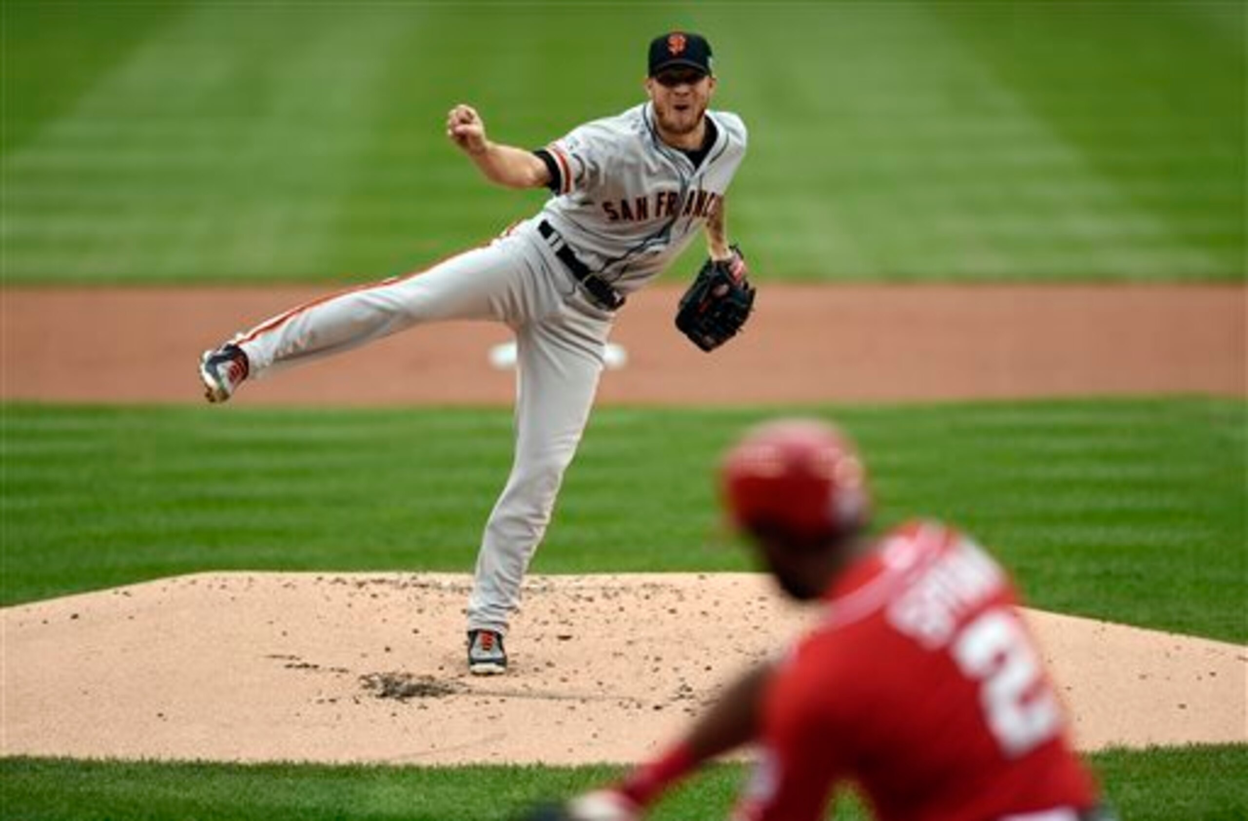 Jake Peavy finally got the postseason monkey off his back with his first-ever October win in NLDS Game 1.