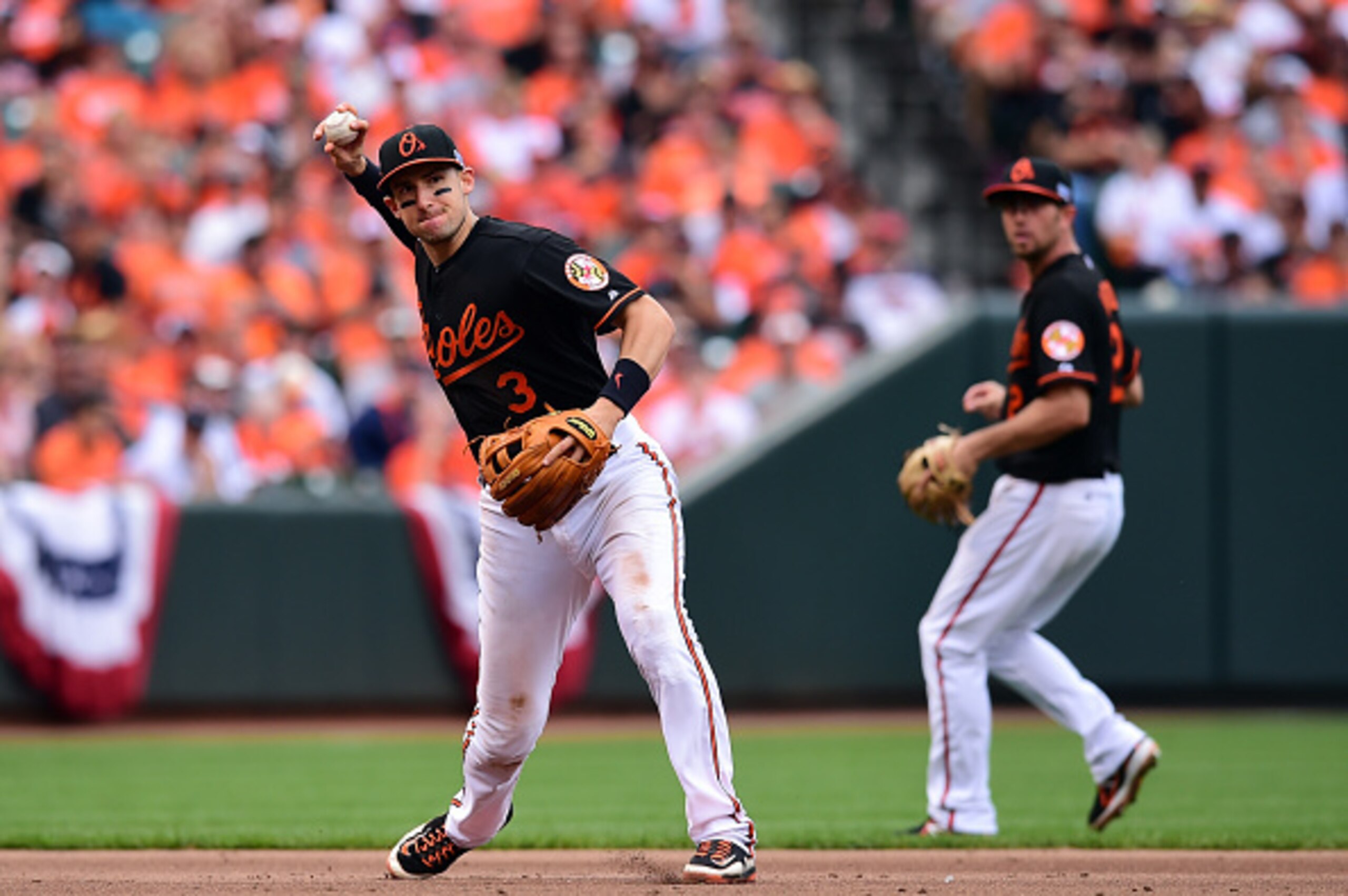 Ryan Flaherty's defense at the hot corner helped the Orioles turn two key double plays, including the series-ender in Game 3.