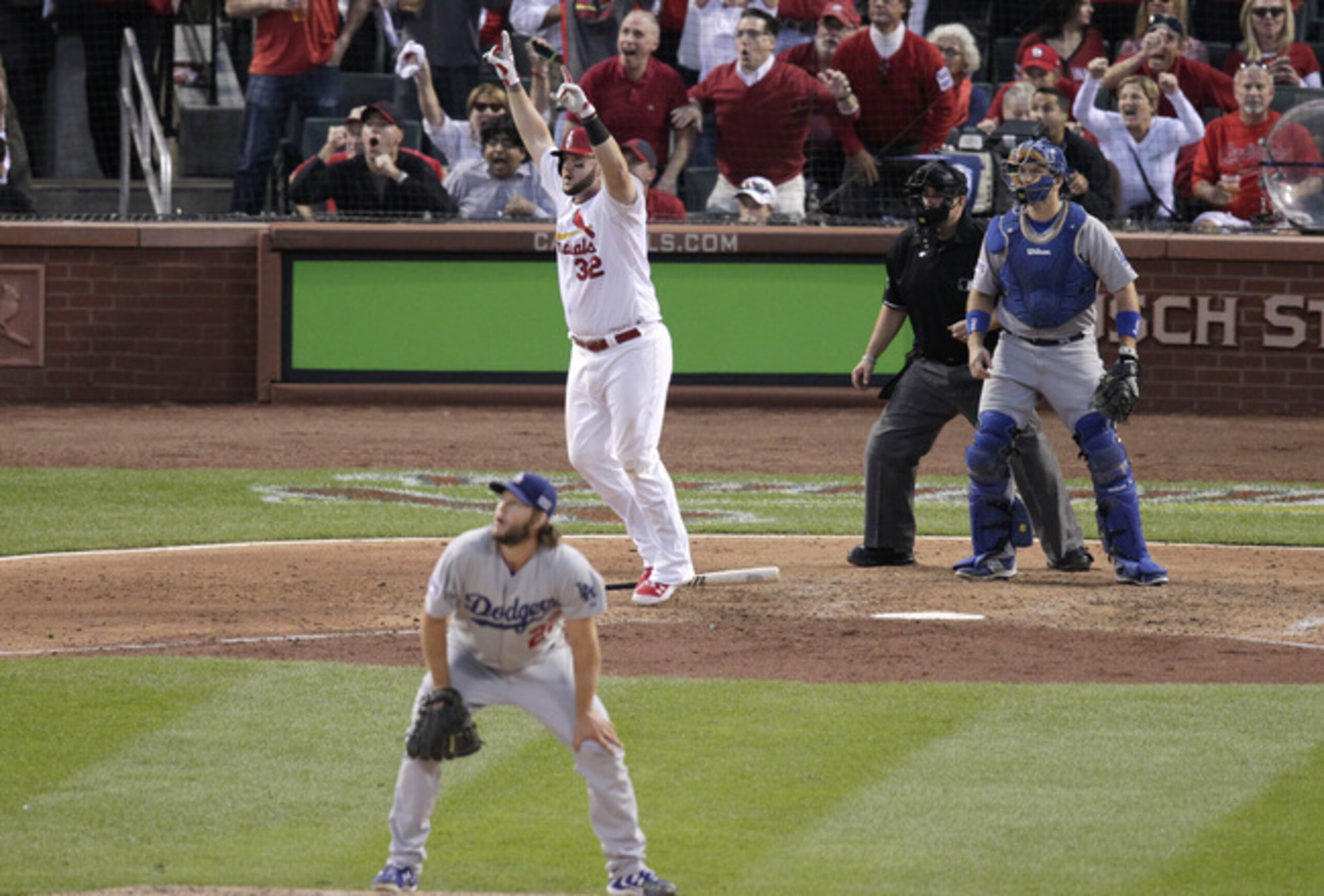 Against the Giants, the Cardinals could use more late-inning offense, like Matt Adams provided in Game 4 of the NLDS.