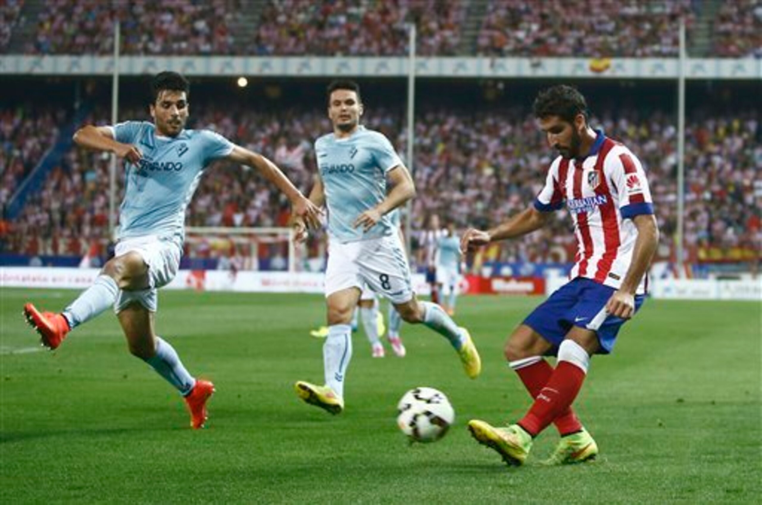 EIbar held their own for long period at the Vicente  Calderon.