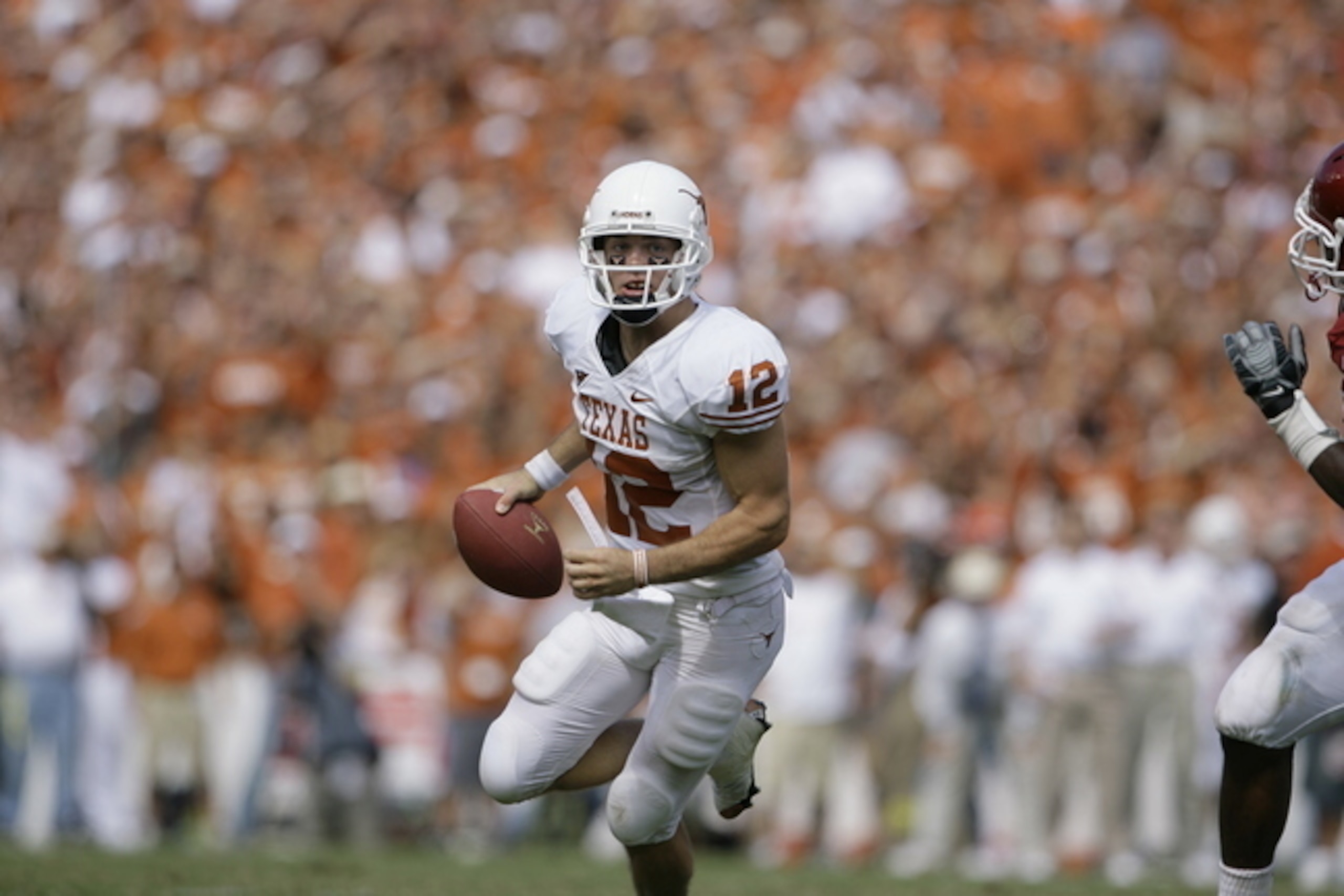 Where do Colt McCoy's top Red River performances rank all time?
